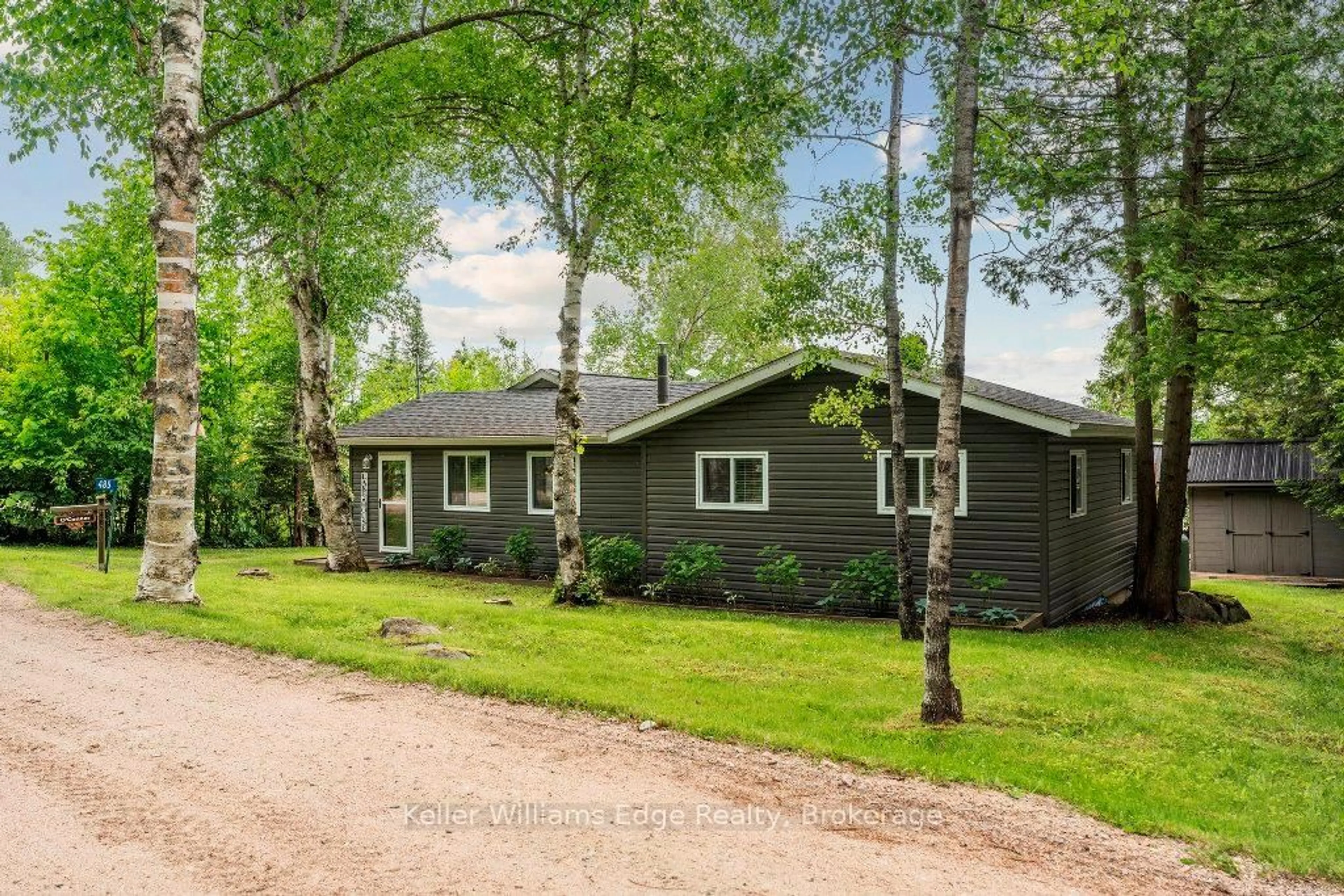 A pic from outside/outdoor area/front of a property/back of a property/a pic from drone, unknown for 485 Mallard Haven Rd, Chisholm Ontario P0H 1B0
