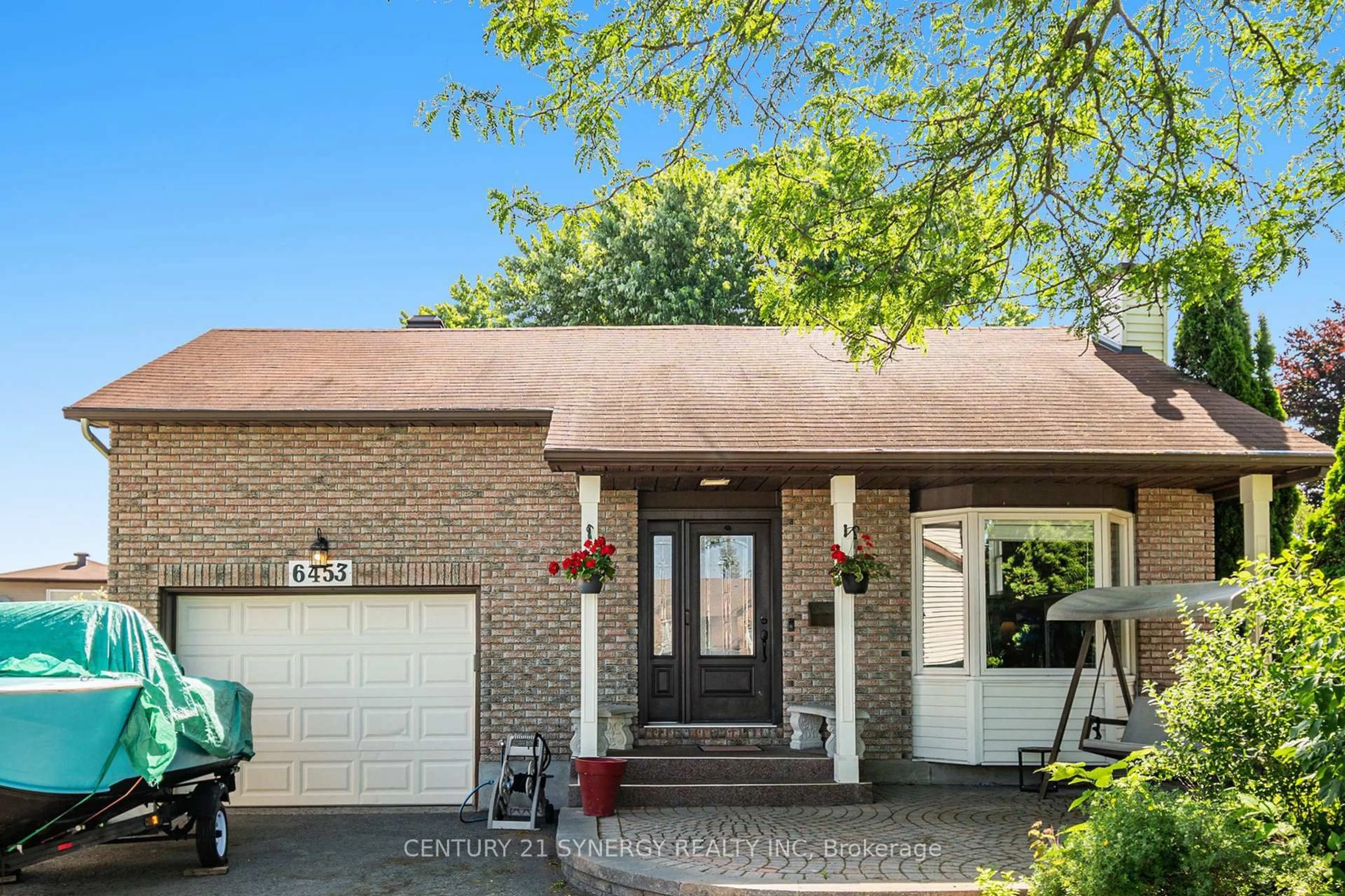 Home with brick exterior material, street for 6453 Viseneau Dr, Orleans Ontario K1C 5H1