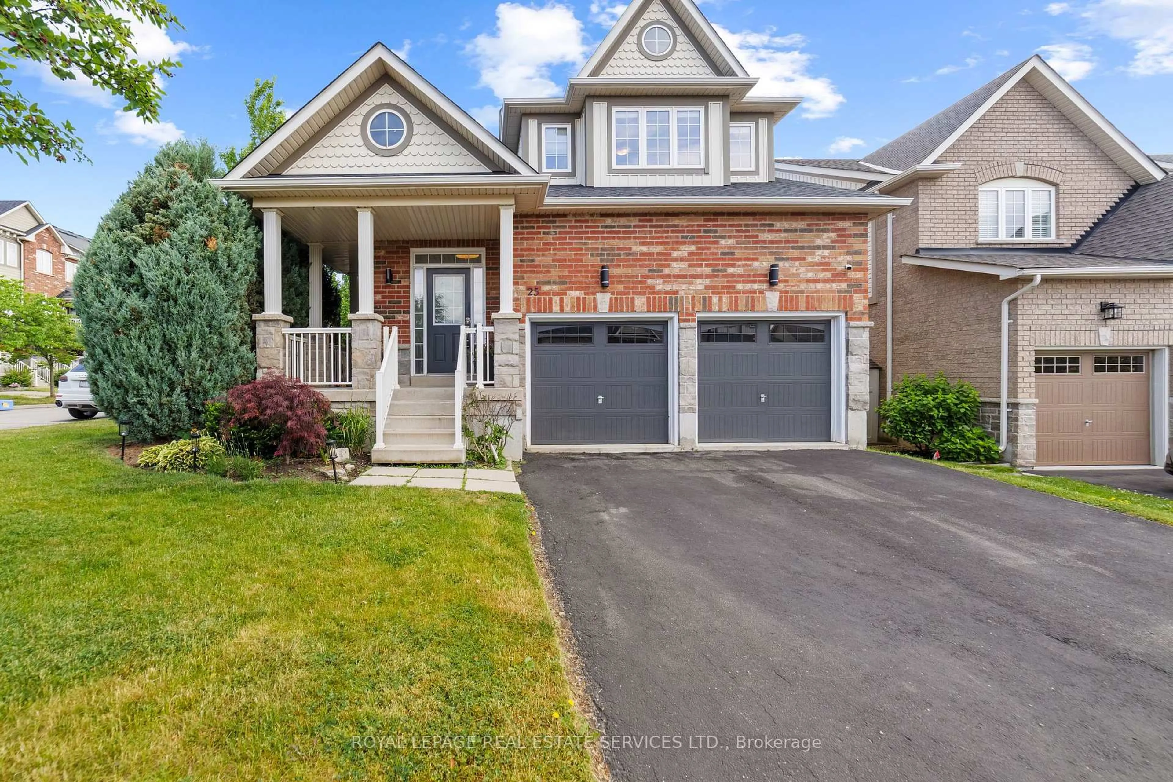 Home with brick exterior material, street for 25 Truedell Circ, Hamilton Ontario L0R 2H9