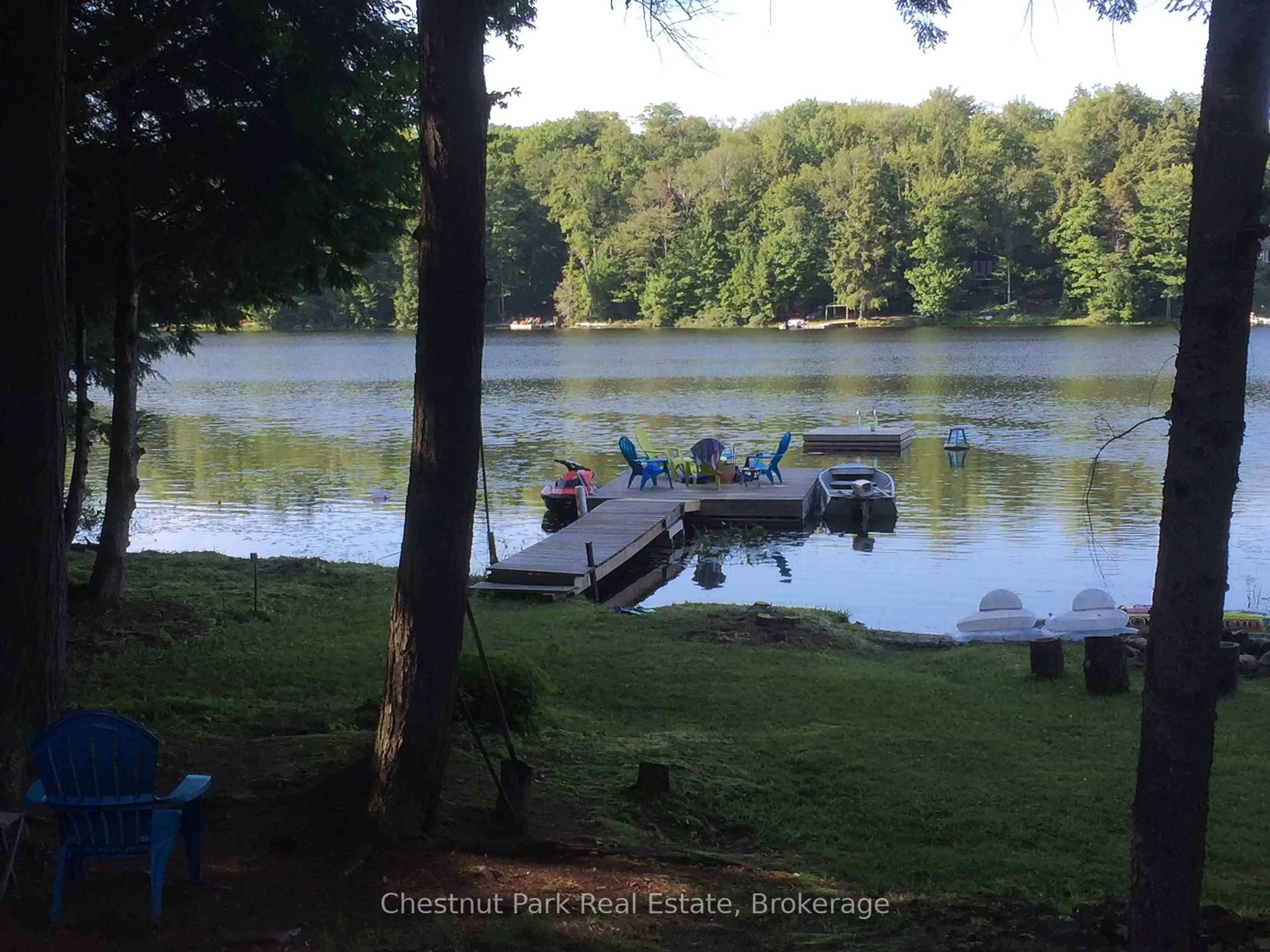 A pic from outside/outdoor area/front of a property/back of a property/a pic from drone, water/lake/river/ocean view for 431 Webster's Lane, Georgian Bay Ontario P0C 1H0