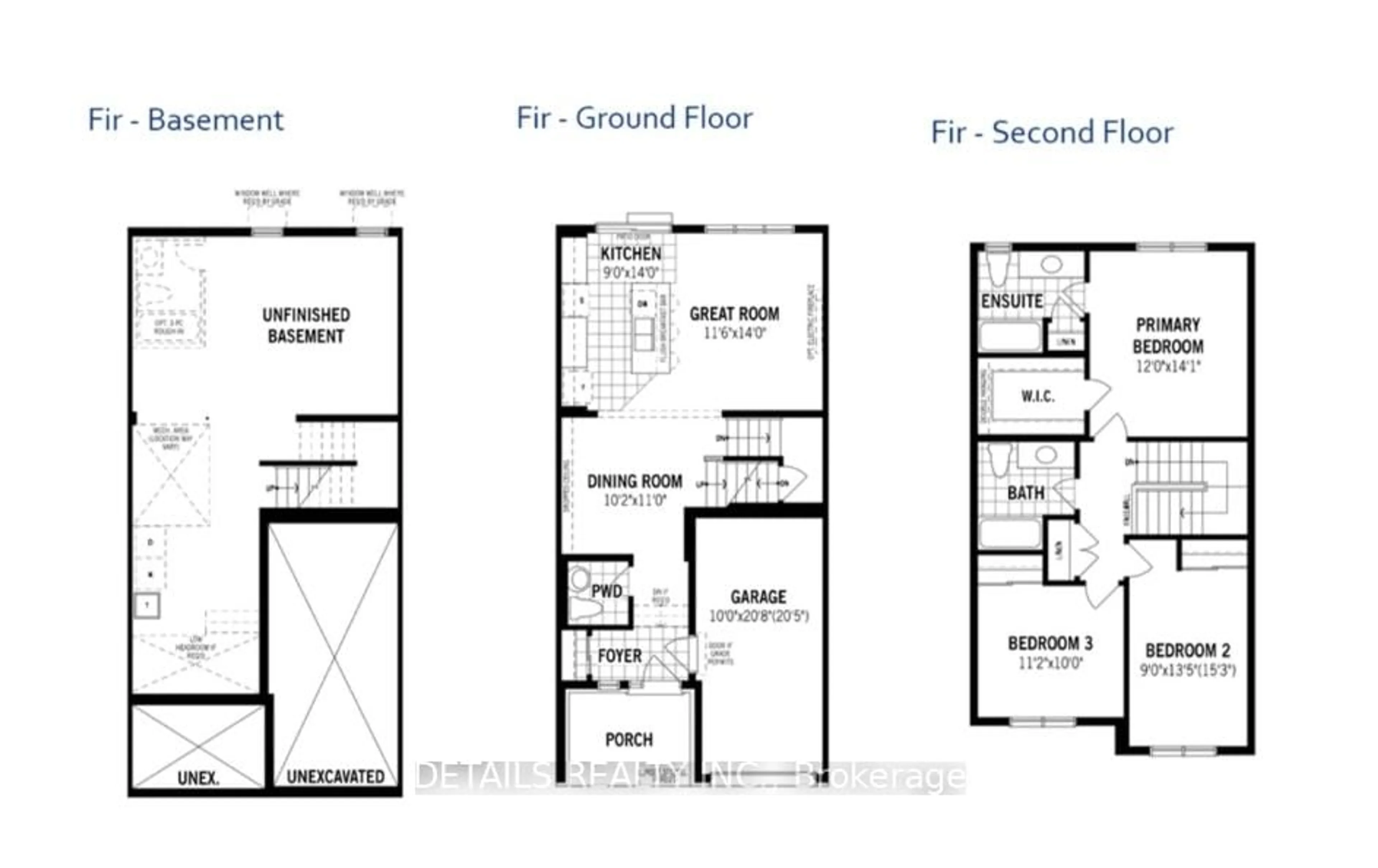 Floor plan for 557 Flagstaff Dr, Ottawa Ontario K2J 6T5