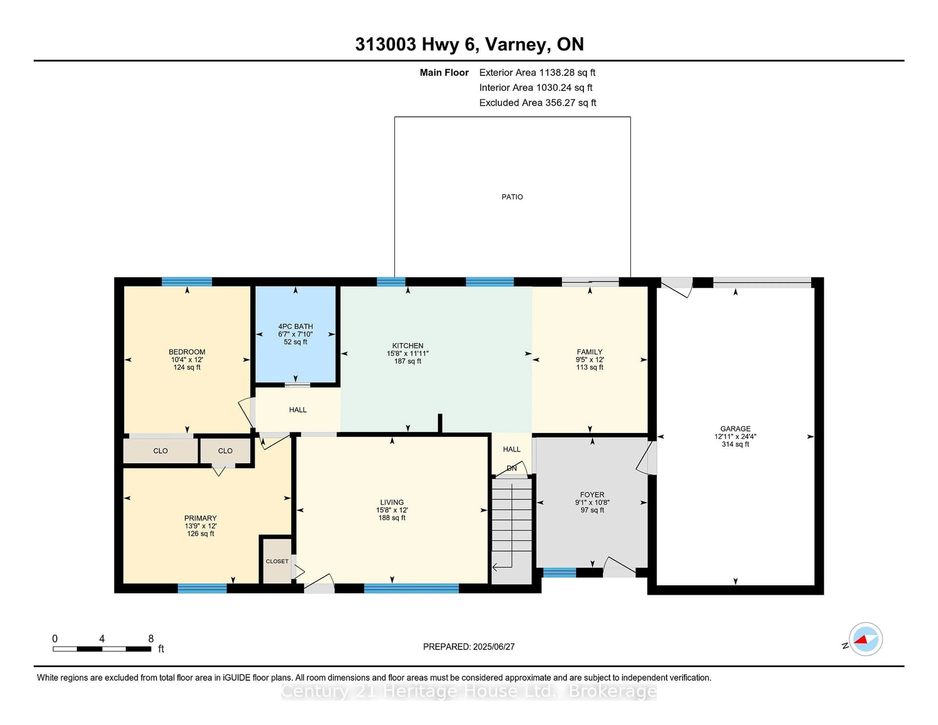 Floor plan for 313003 Hwy  6 Highway, Southgate Ontario N0G 1R0