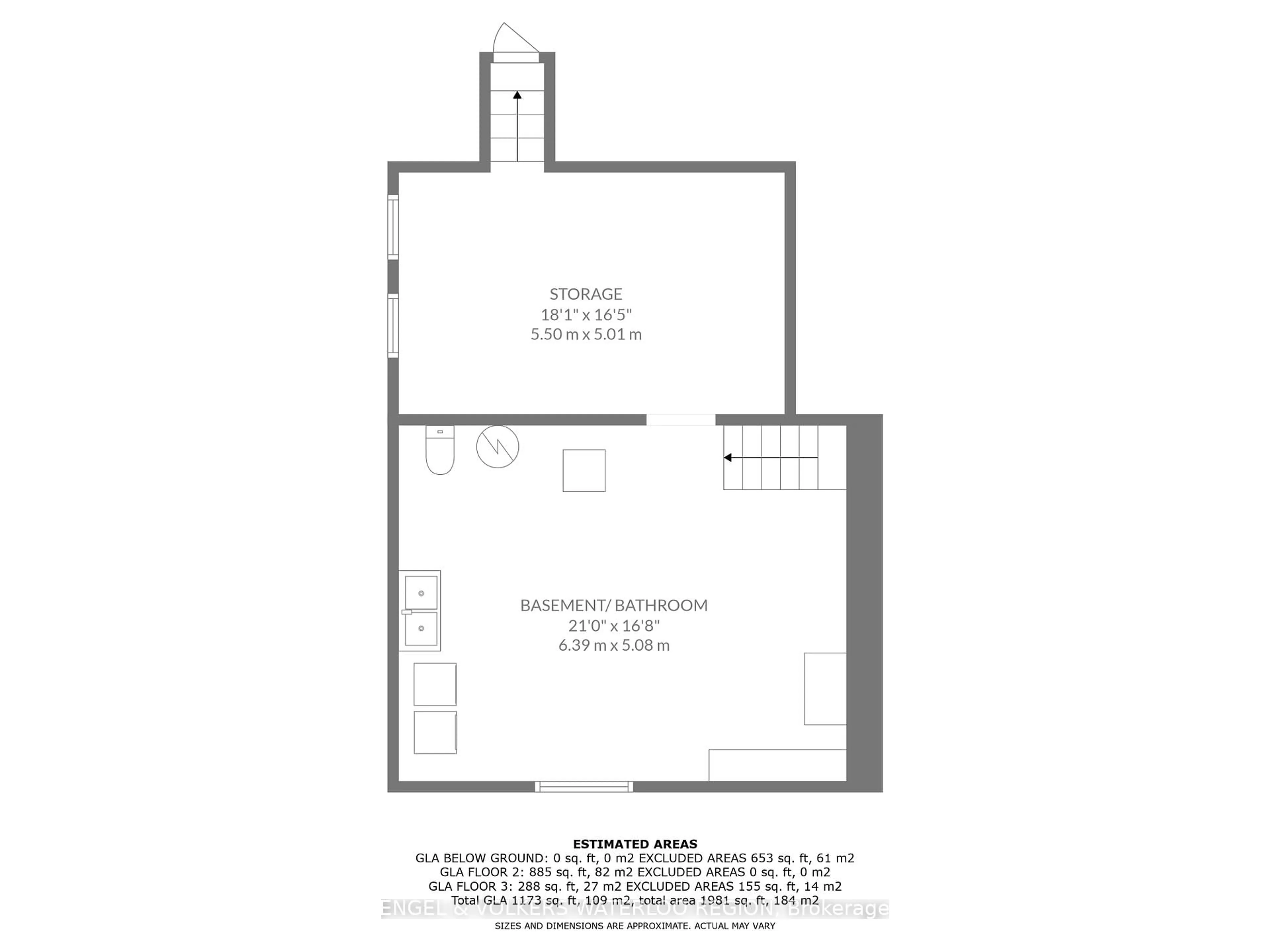 Floor plan for 536 Church St, Cambridge Ontario N3H 1X5