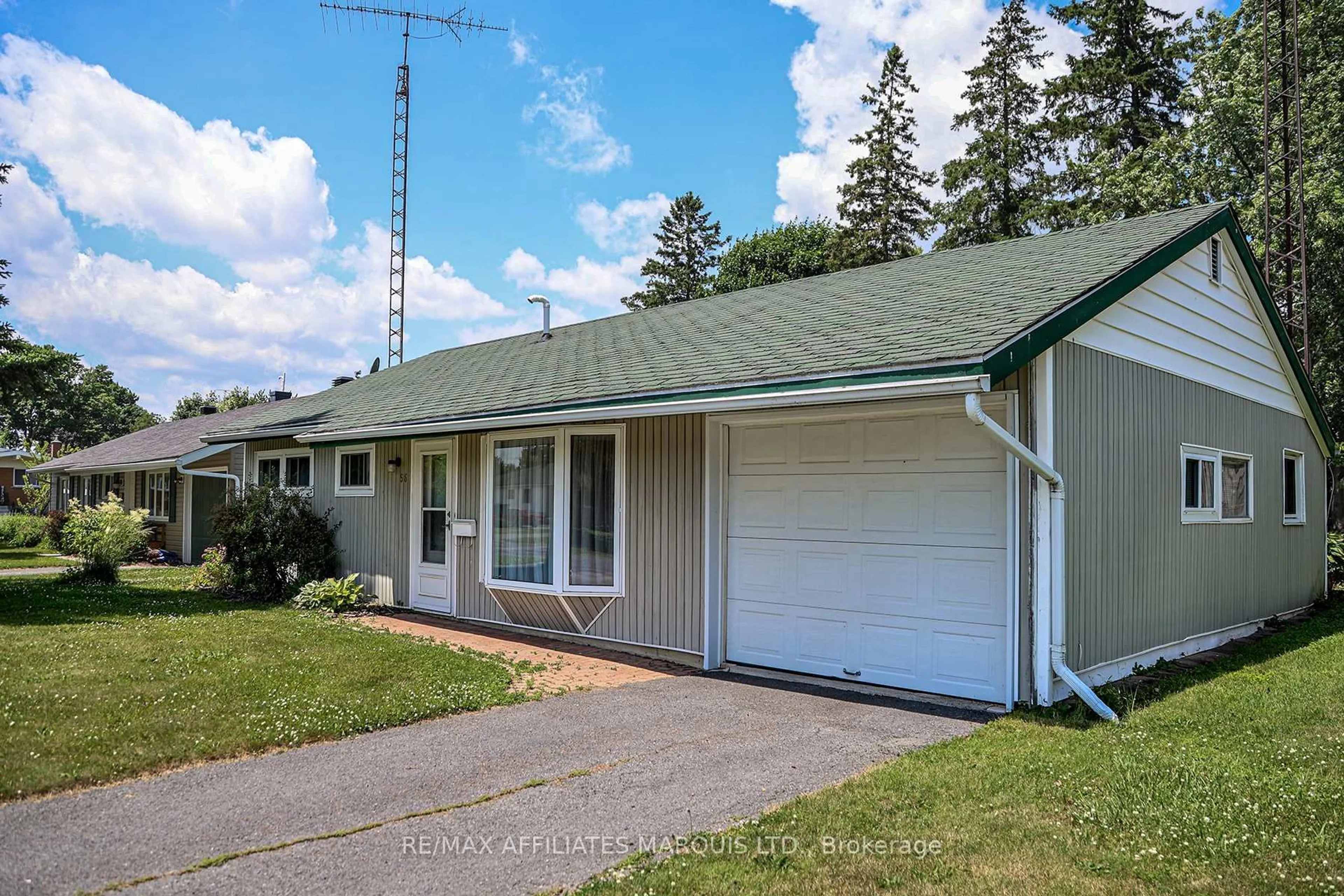 Home with vinyl exterior material, street for 56 Loyalist St, South Dundas Ontario K0C 1X0
