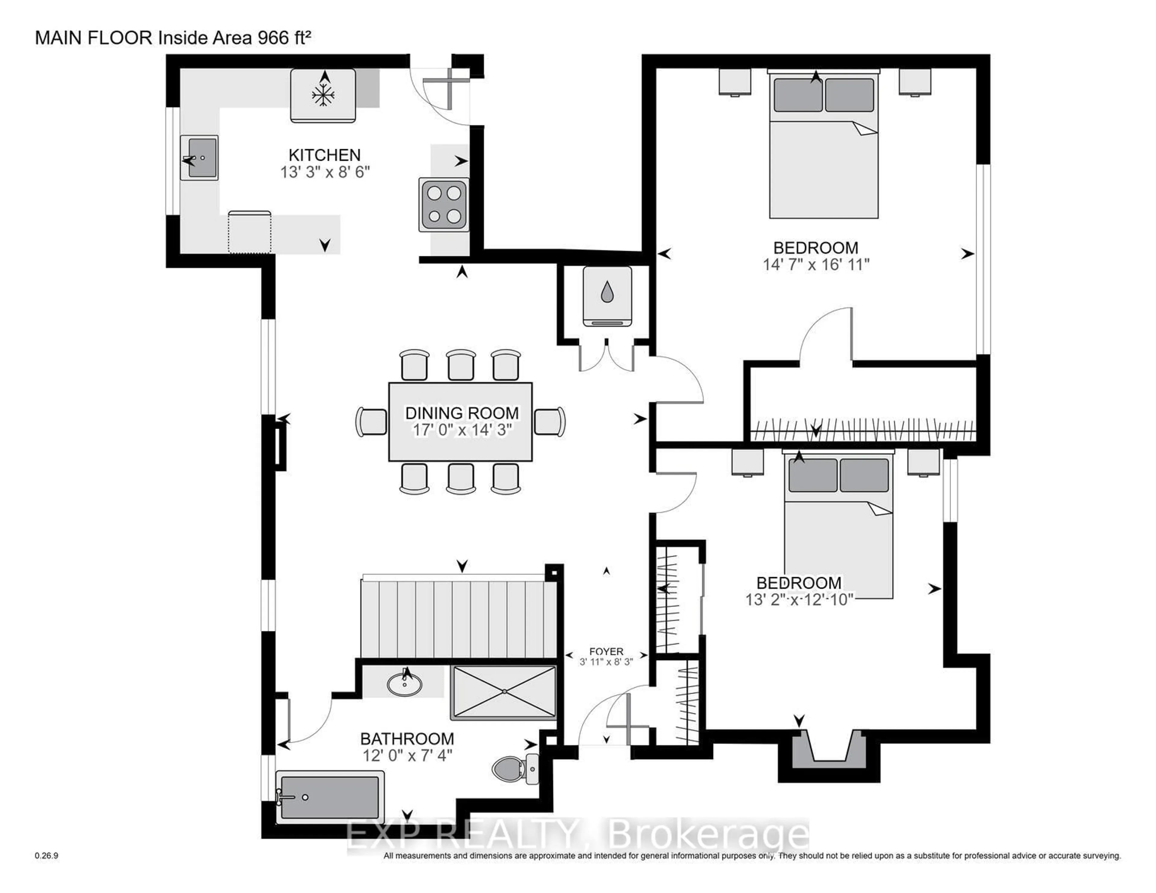 Floor plan for 130 Windsor Cres #4, London South Ontario N6C 1V8