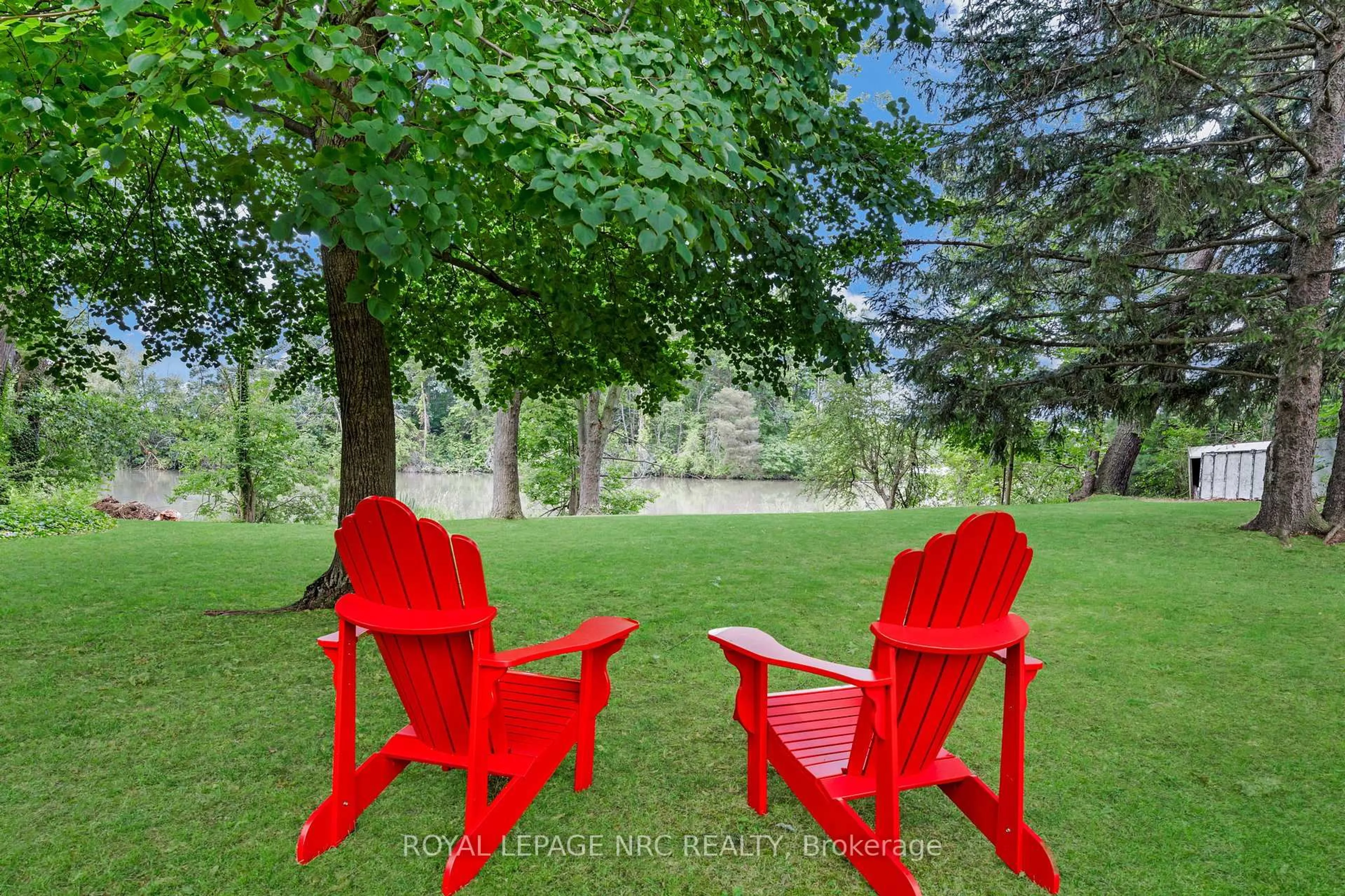 Patio, forest/trees view for 1310 Four Mile Creek Rd, Niagara-on-the-Lake Ontario L0S 1J0