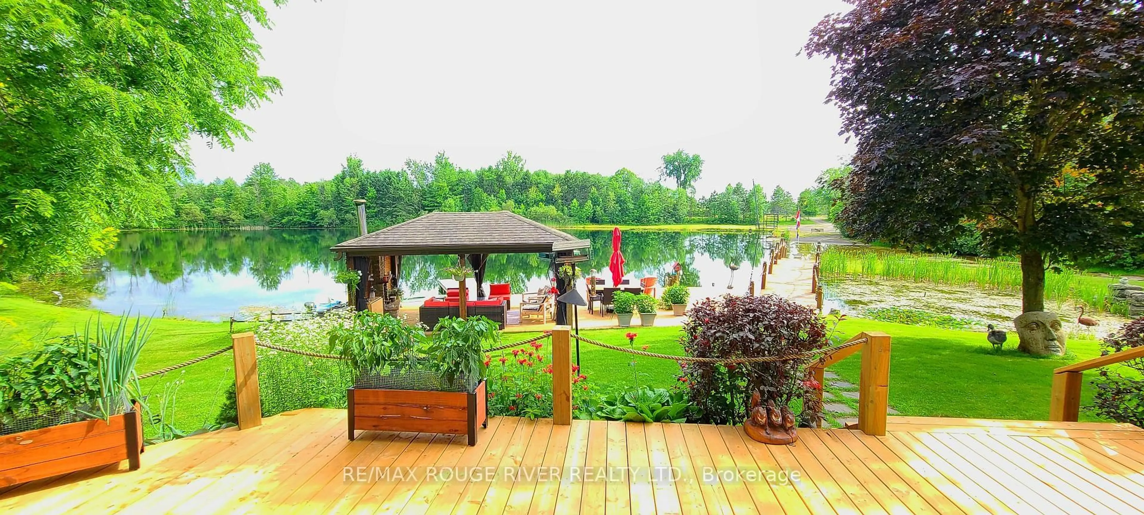 Patio, water/lake/river/ocean view for 908 County Rd 42 Rd, Athens Ontario K0E 1B0