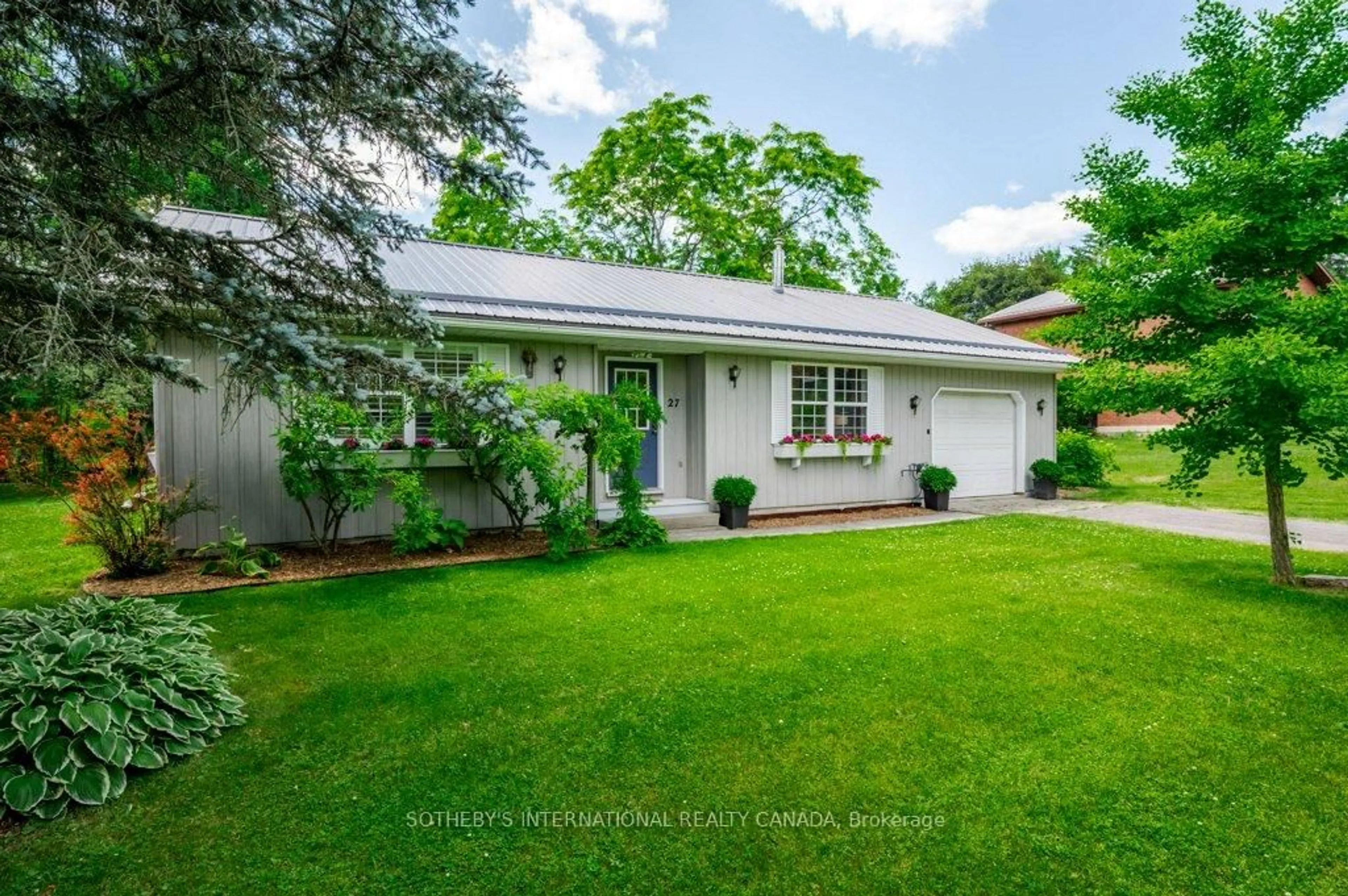Home with vinyl exterior material, street for 27 West St, Trent Hills Ontario K0K 3K0