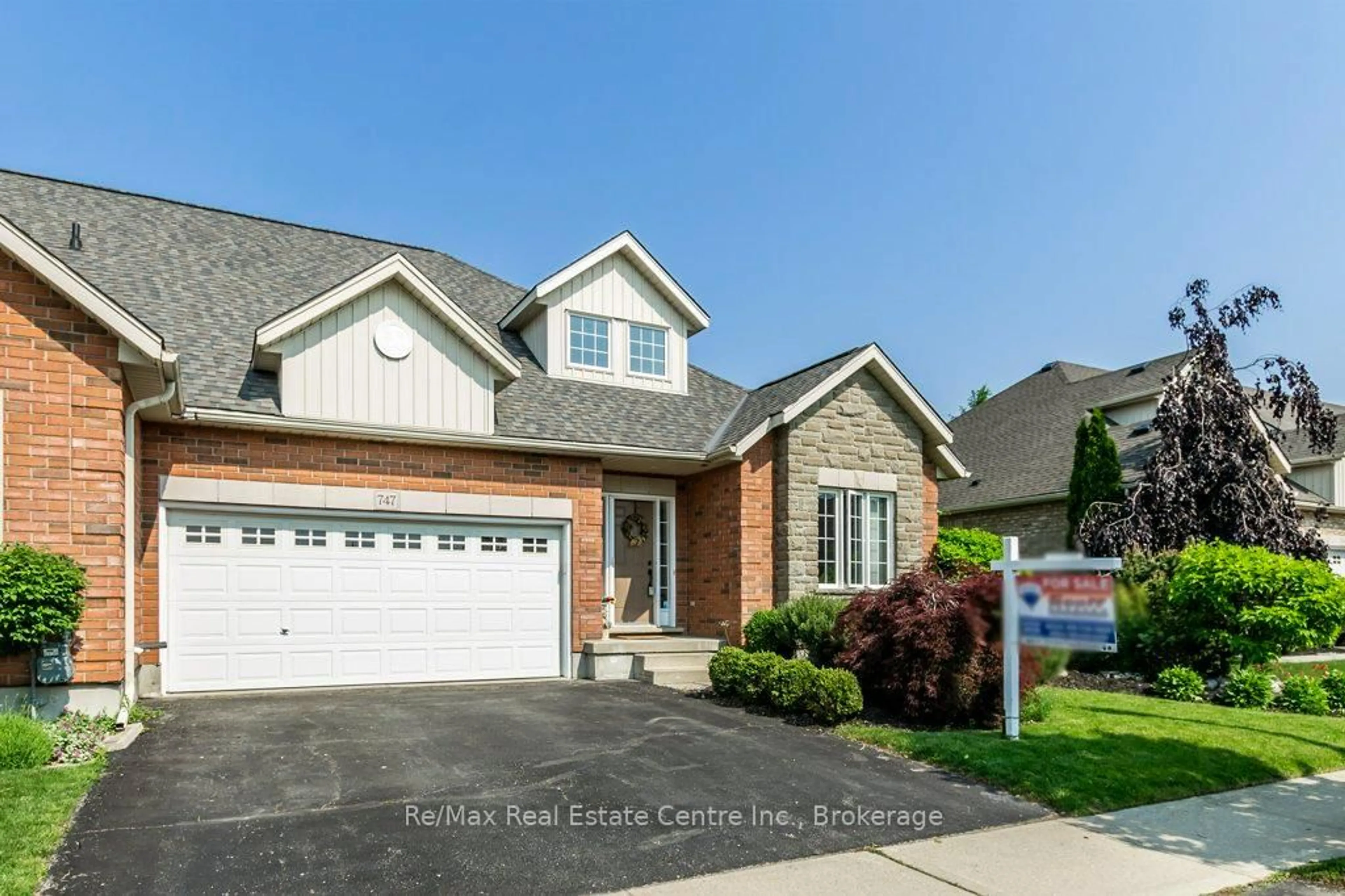 Home with brick exterior material, street for 747 Garden Court Cres, Woodstock Ontario N4T 0A3