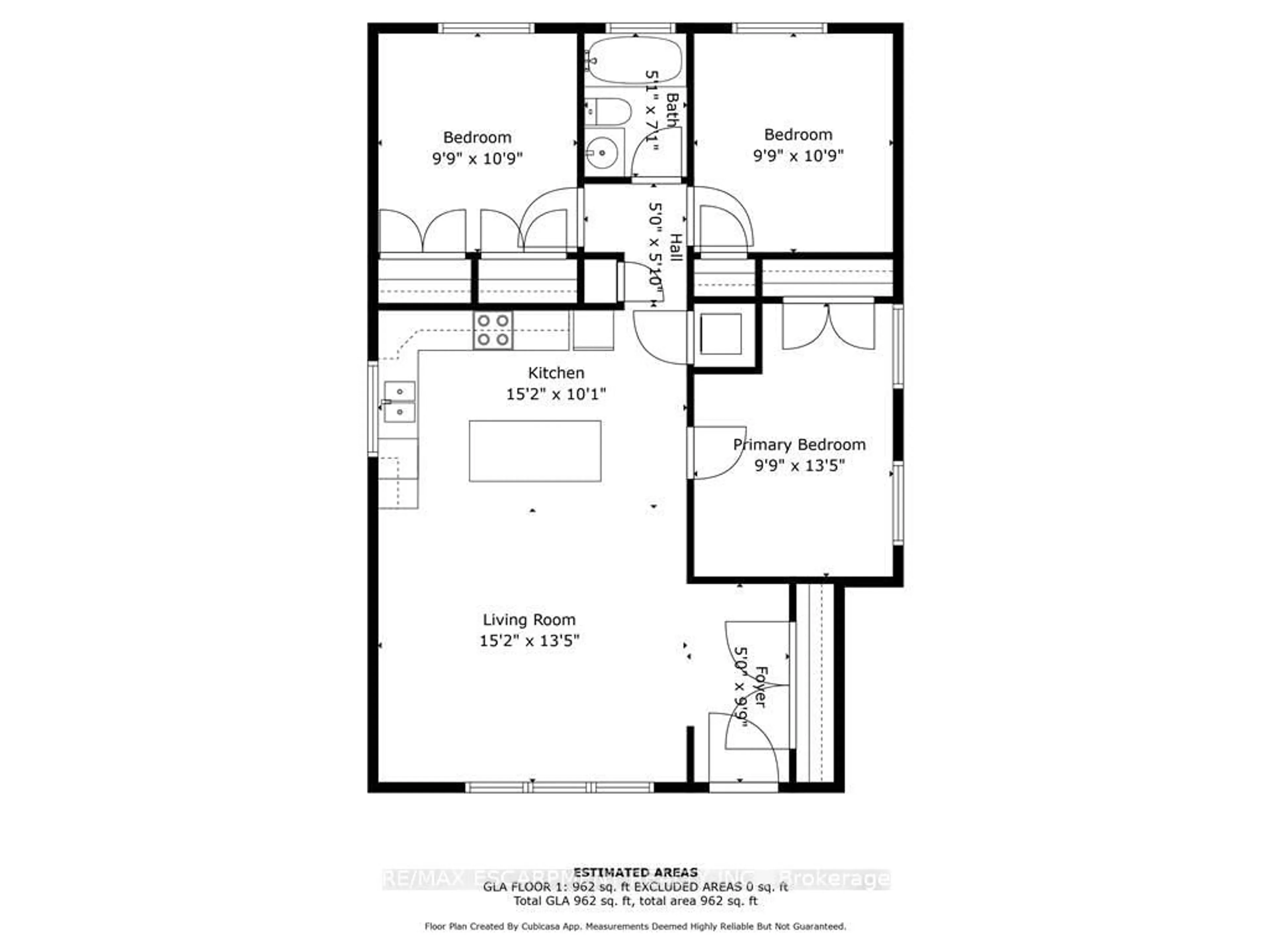 Floor plan for 130 West 34th St, Hamilton Ontario L9C 5K3