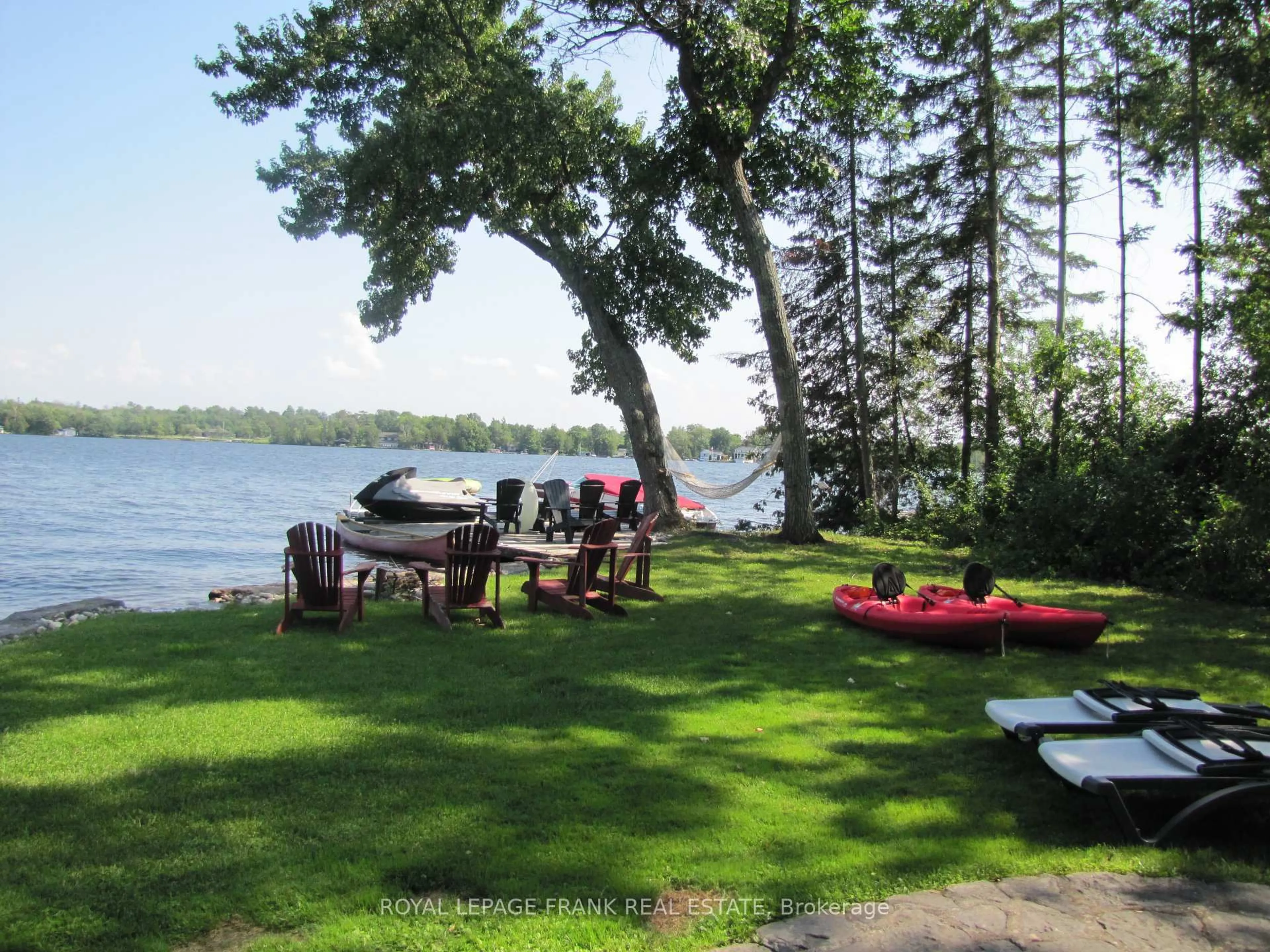 Patio, water/lake/river/ocean view for 112 Lakeland Dr, Kawartha Lakes Ontario K0M 1A0