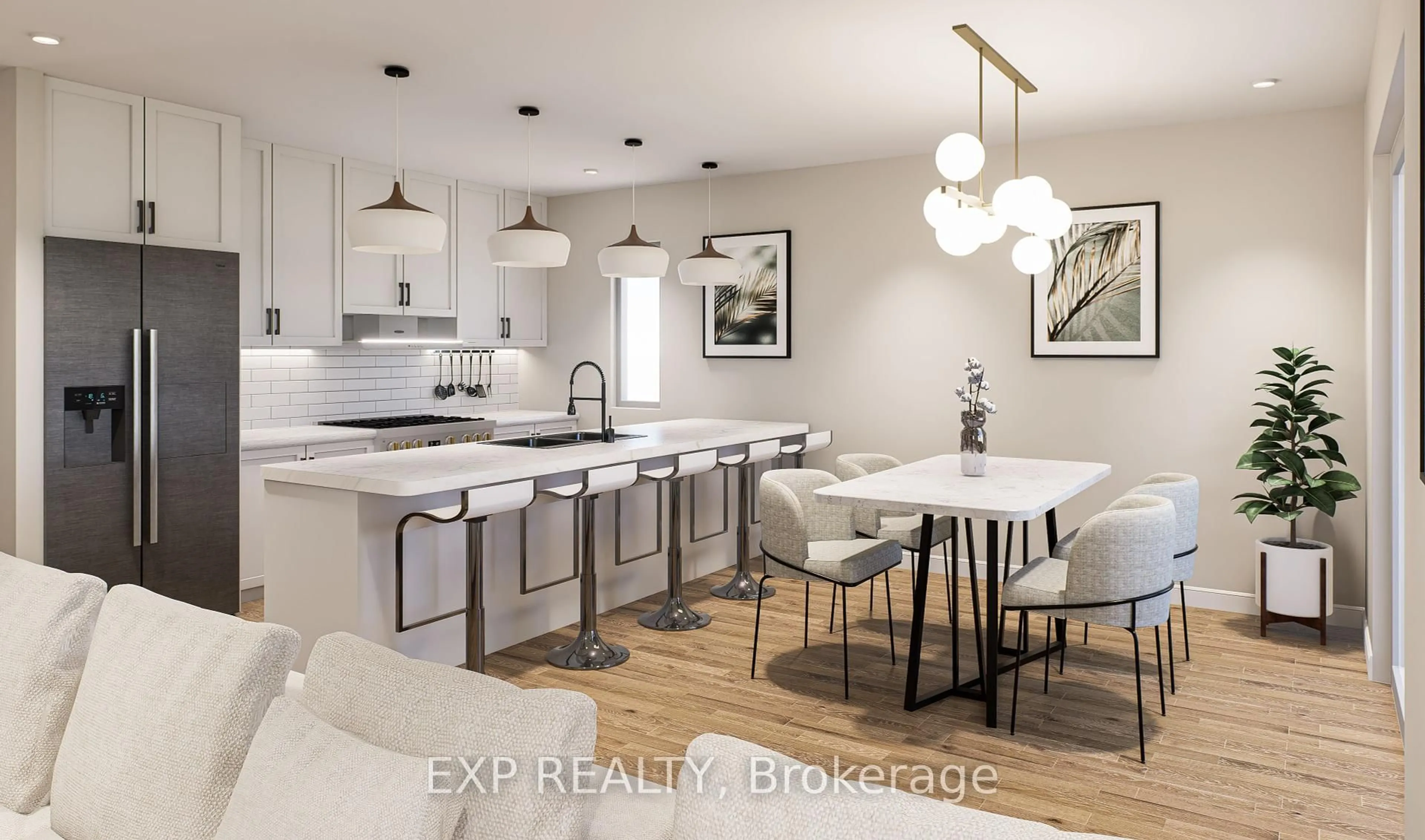 Open concept kitchen, unknown for 271 Carpe St, Casselman Ontario K0A 1M0