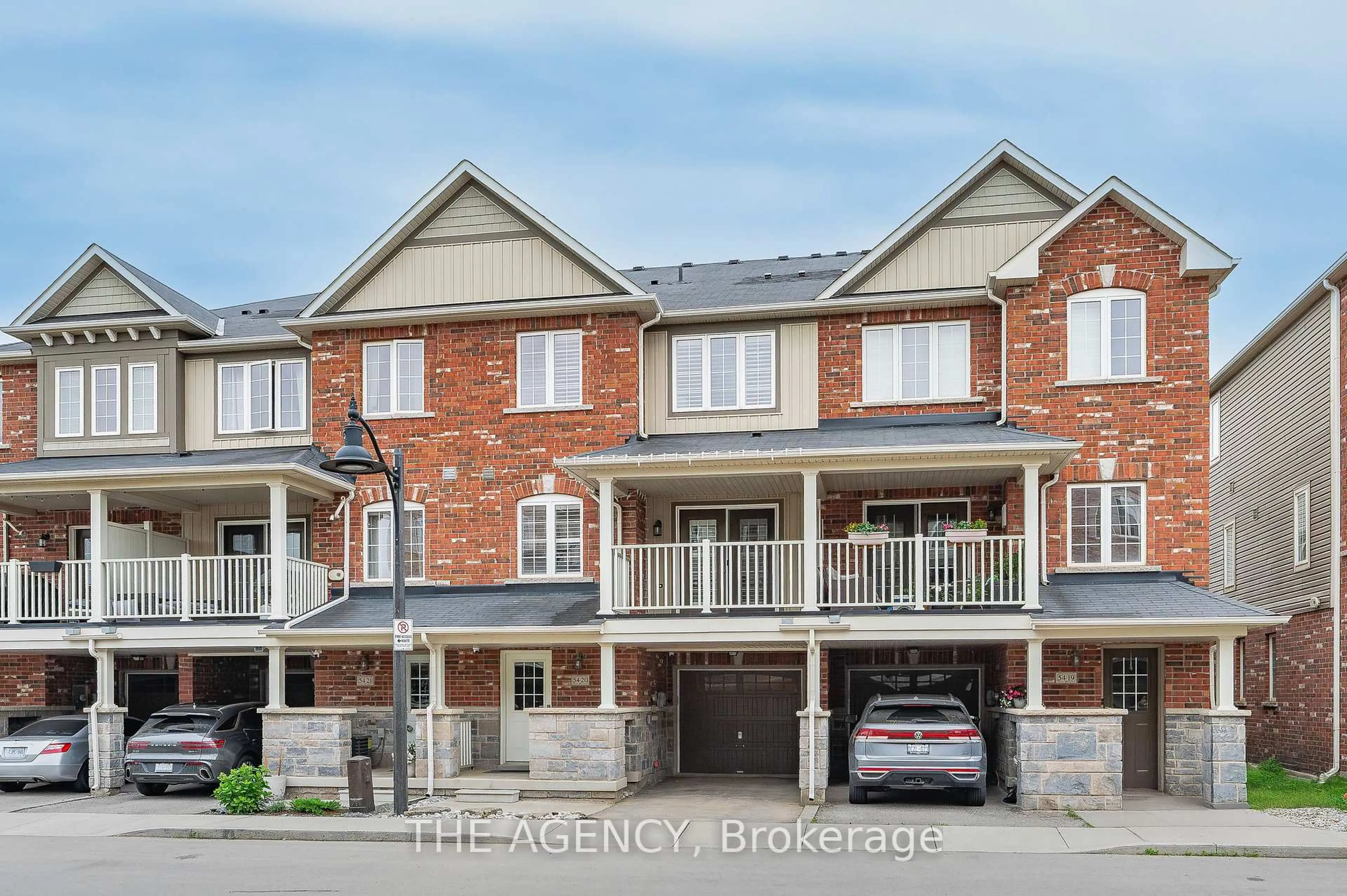 A pic from outside/outdoor area/front of a property/back of a property/a pic from drone, street for 54 Nisbet Blvd #20, Hamilton Ontario L8B 0Y3