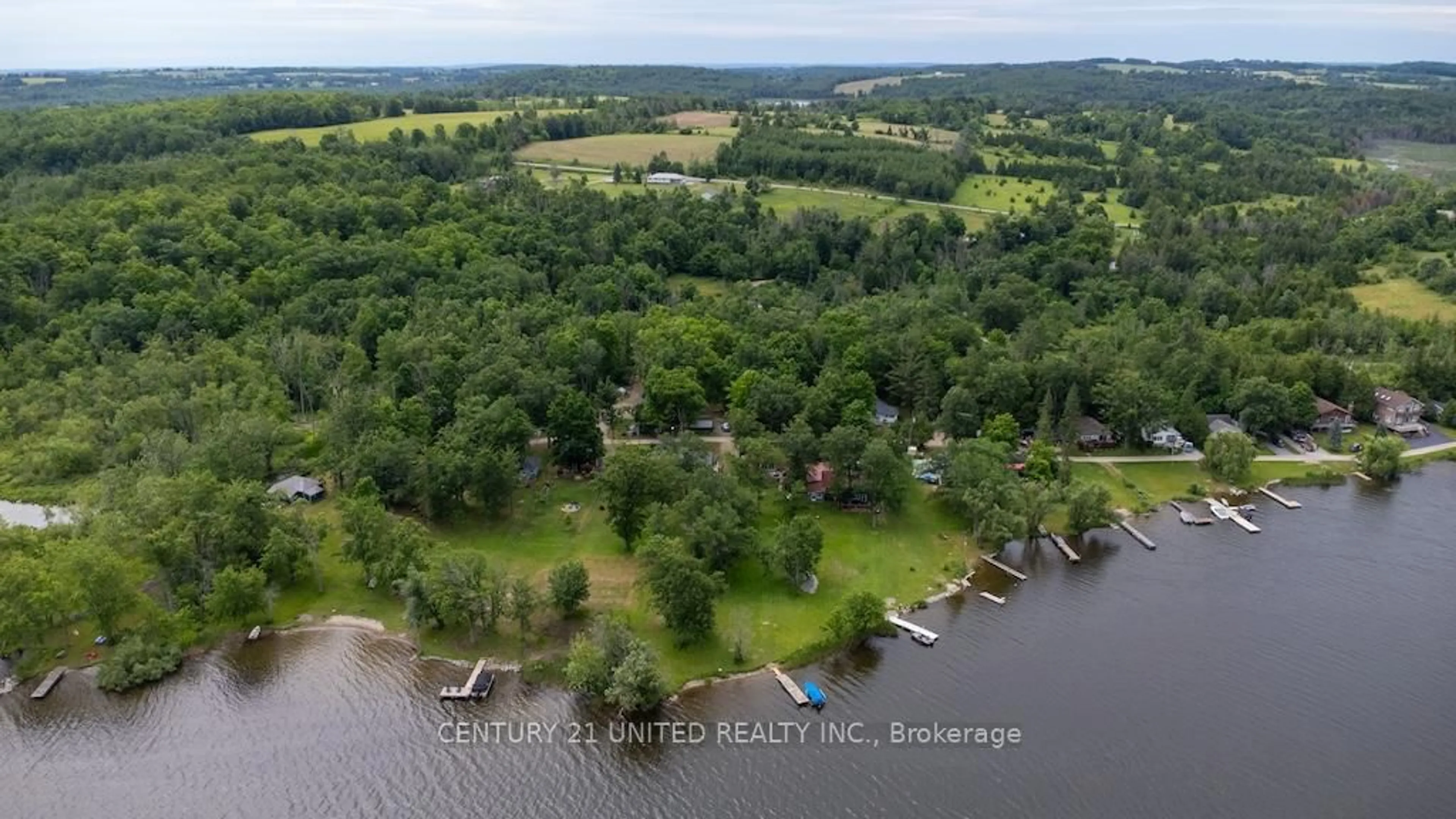 A pic from outside/outdoor area/front of a property/back of a property/a pic from drone, water/lake/river/ocean view for 28 Valley View Lane, Trent Hills Ontario K0L 1Y0