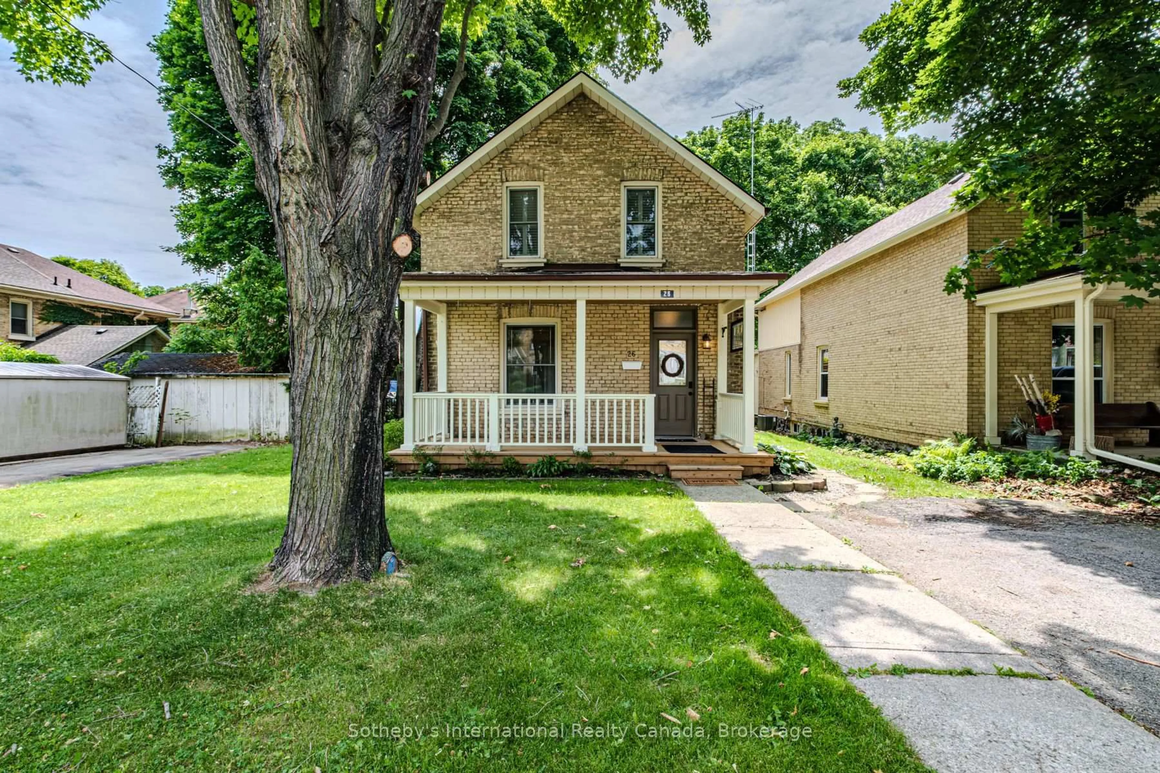 Home with brick exterior material, street for 26 Alexander Ave, Brant Ontario N3L 2V7