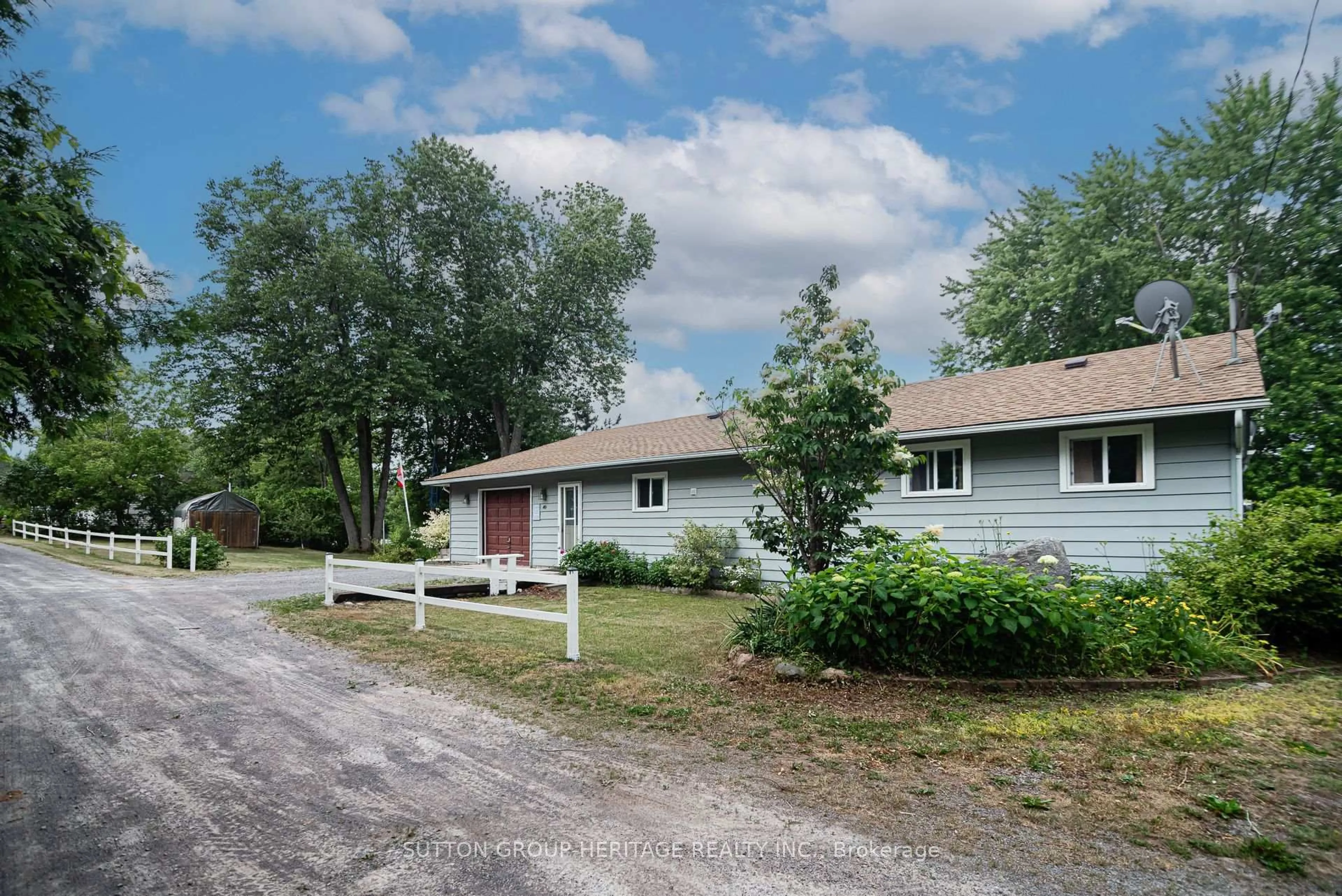 A pic from outside/outdoor area/front of a property/back of a property/a pic from drone, unknown for 49 Wannamaker Lane, Tweed Ontario K0K 3J0
