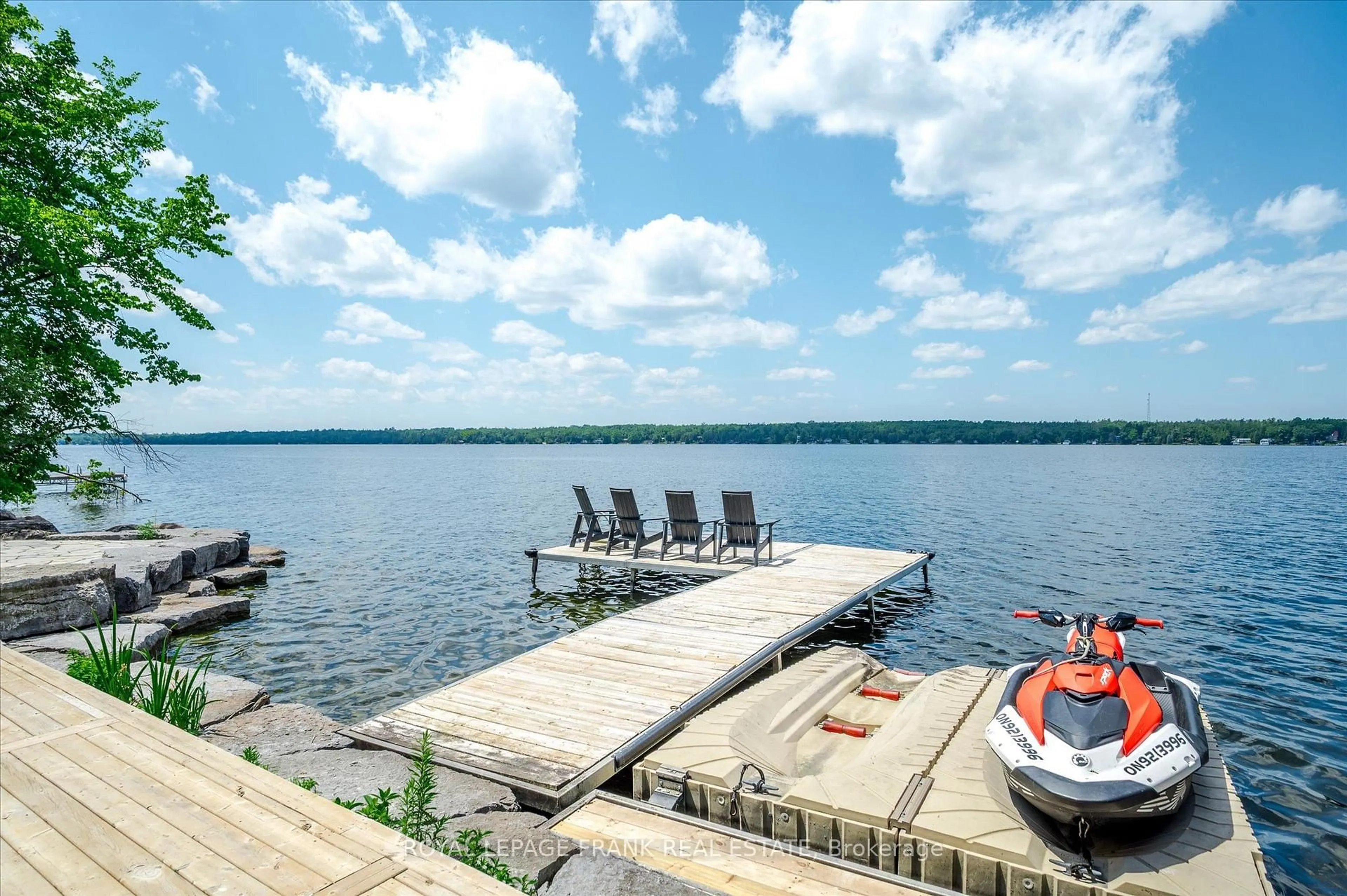 Patio, water/lake/river/ocean view for 910 Birchview Rd, Douro-Dummer Ontario K0L 2H0