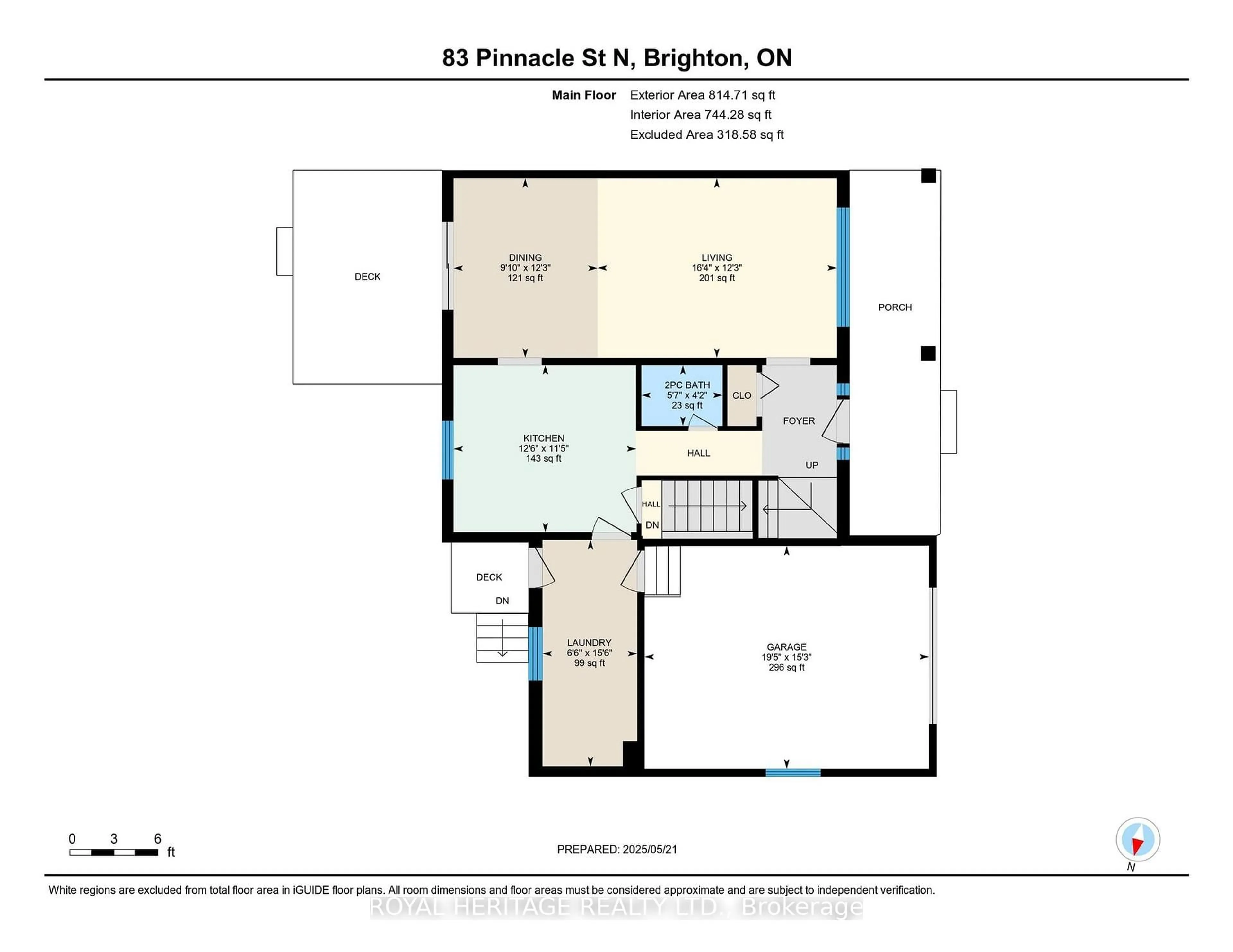 Floor plan for 83 Pinnacle St, Brighton Ontario K0K 1H0