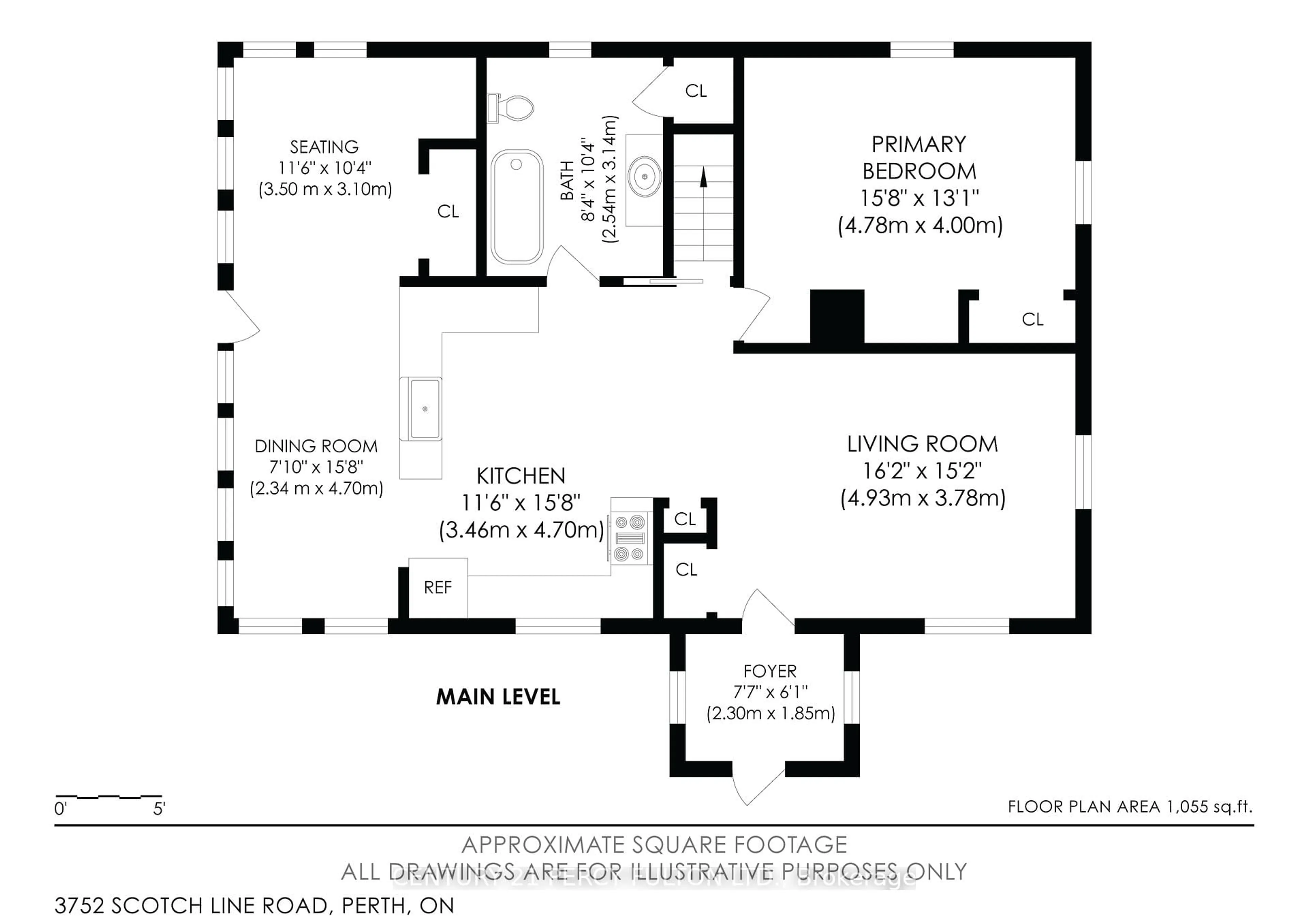Floor plan for 3752 Scotch Line Rd, Perth Ontario K7H 3C5