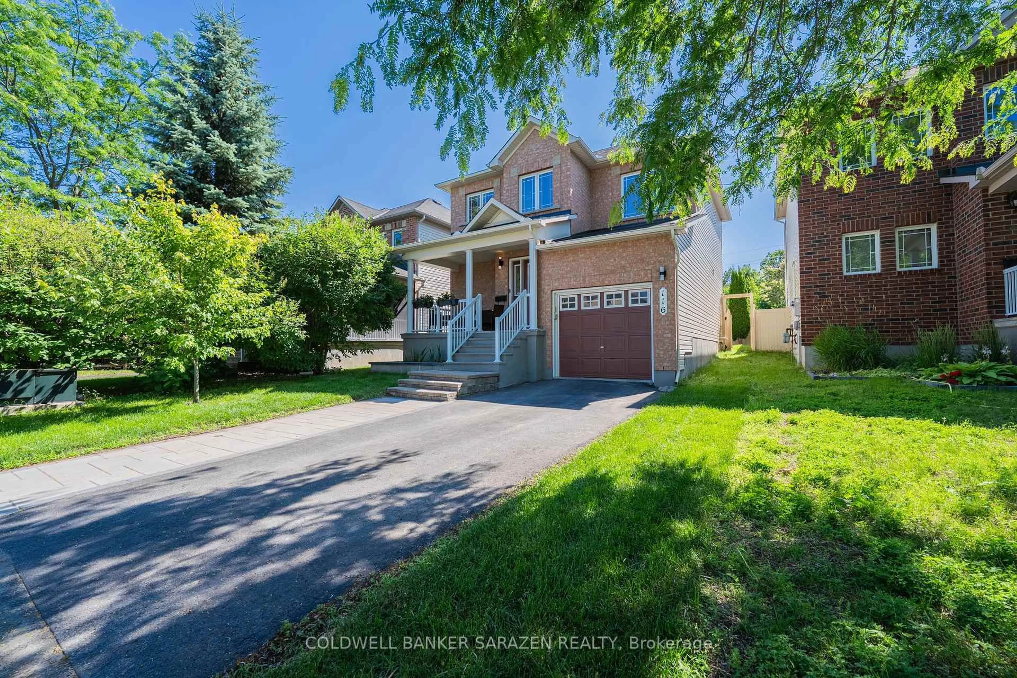 Home with brick exterior material, street for 116 Whernside Terr, Ottawa Ontario K2W 0C7