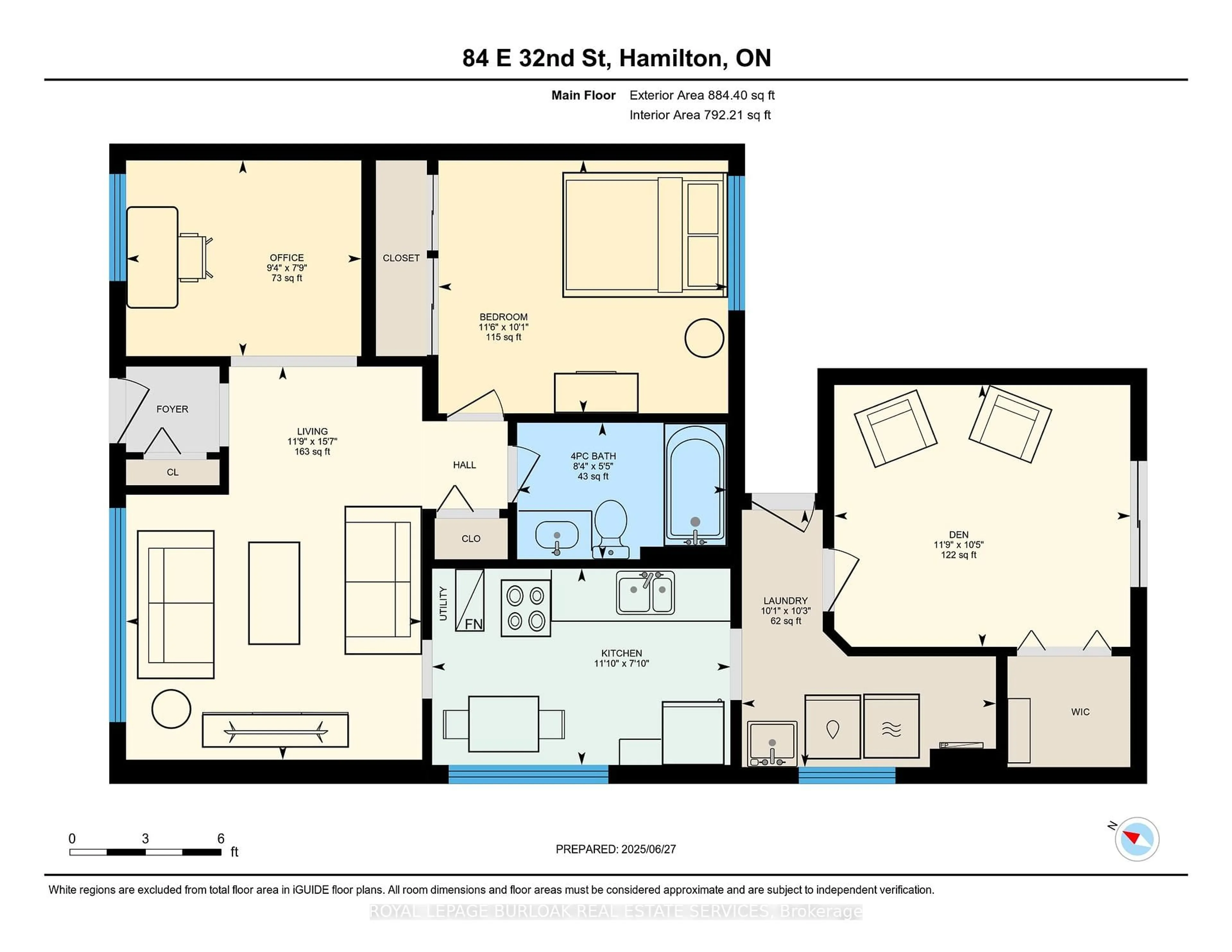 Floor plan for 84 East 32 St, Hamilton Ontario L8V 3R9