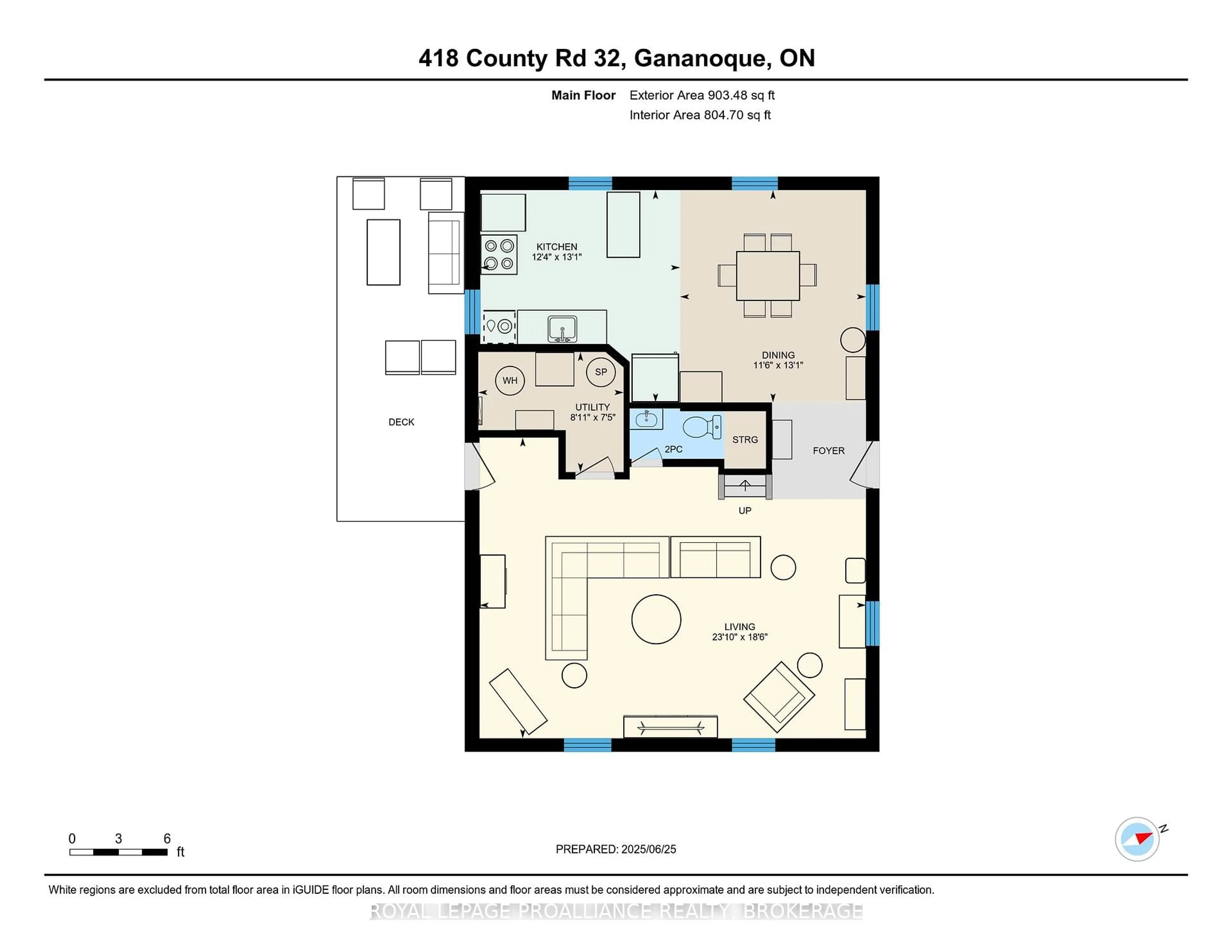 Floor plan for 418 Highway 32, Front of Leeds & Seeleys Bay Ontario K7G 2V3