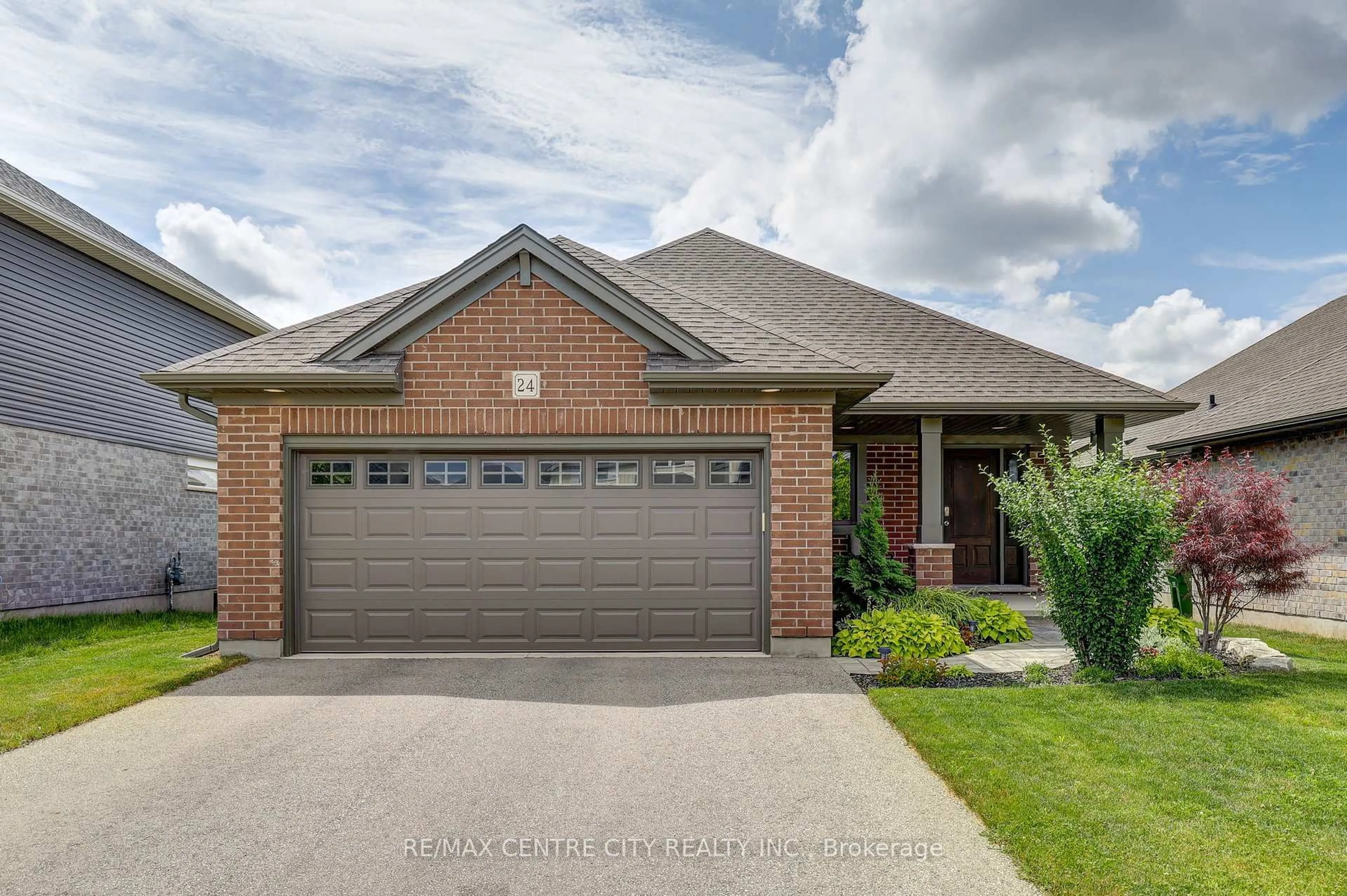 Home with brick exterior material, street for 24 Acorn Tr, St. Thomas Ontario N5R 0H5