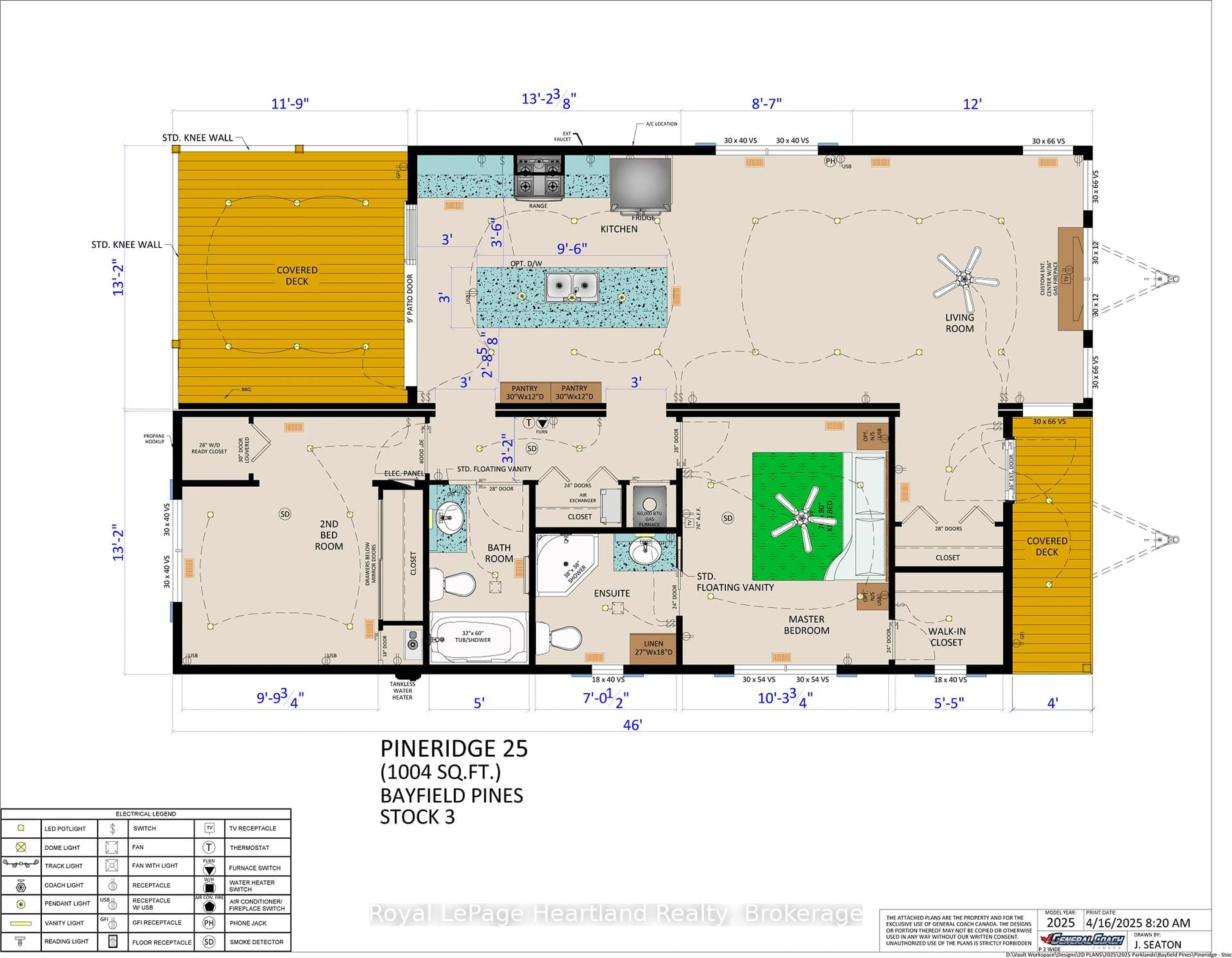 Floor plan for 515 Cottonwood Dr, Central Huron Ontario N0M 1G0