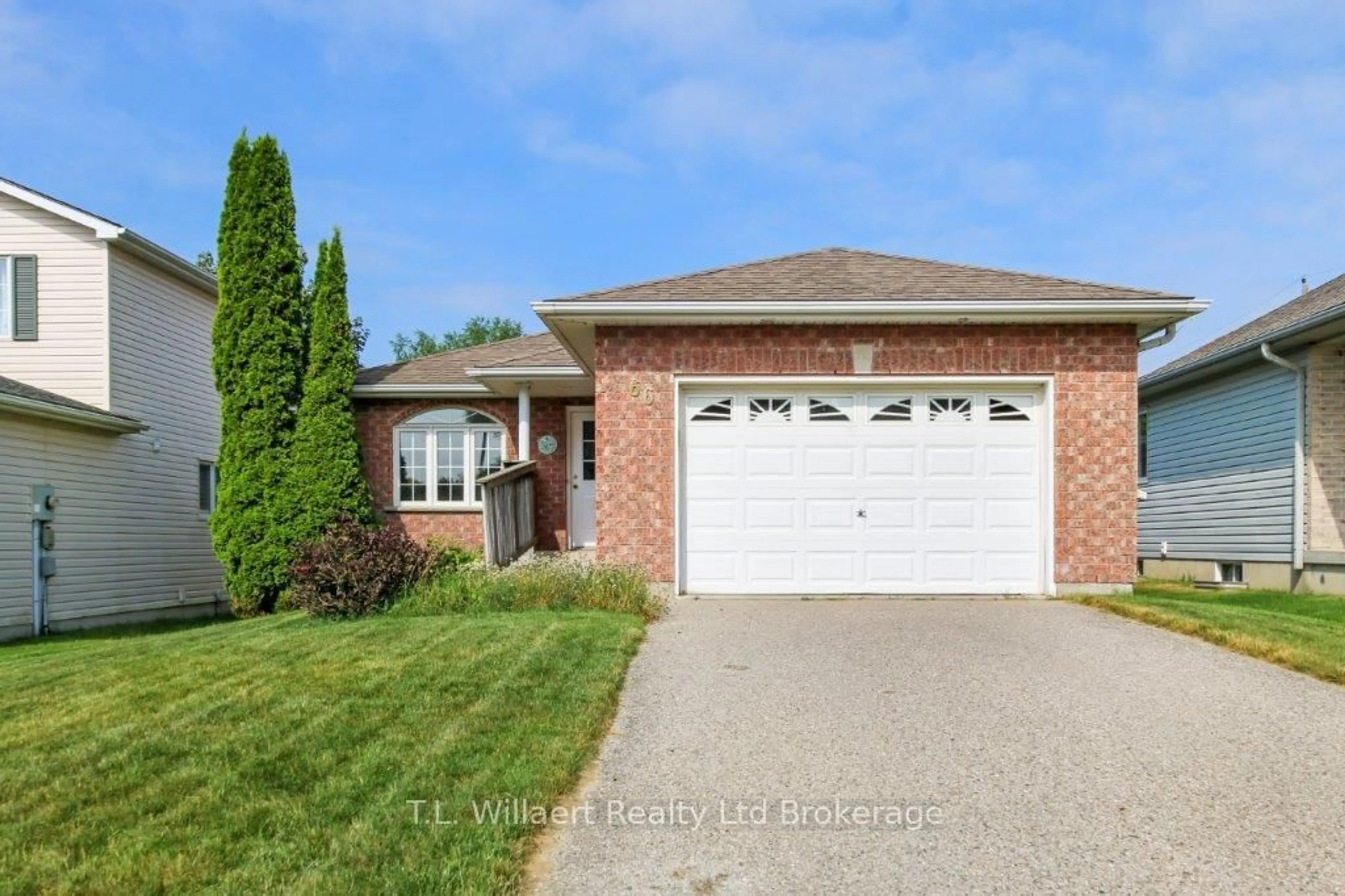 Home with brick exterior material, street for 66 Herford St, Tillsonburg Ontario N4G 4V2
