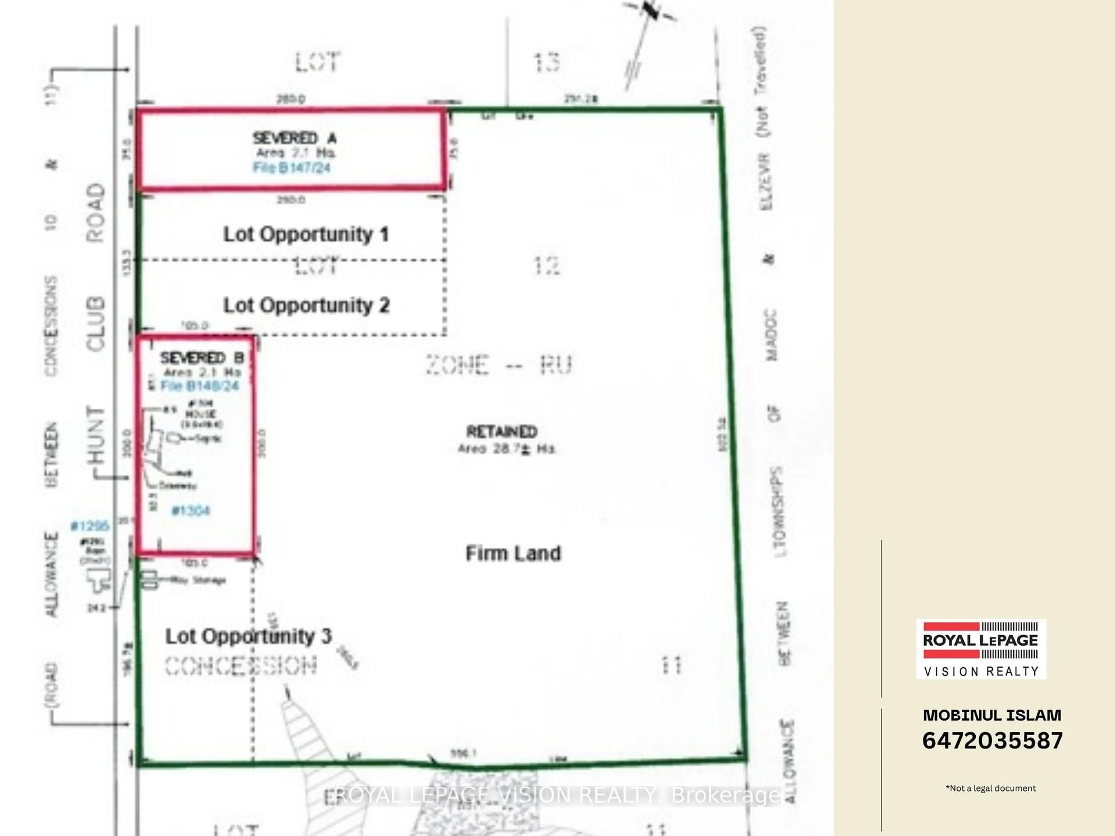 Floor plan for 1304 Hunt Club Rd #Land + Bldg, Madoc Ontario K0K 2K0