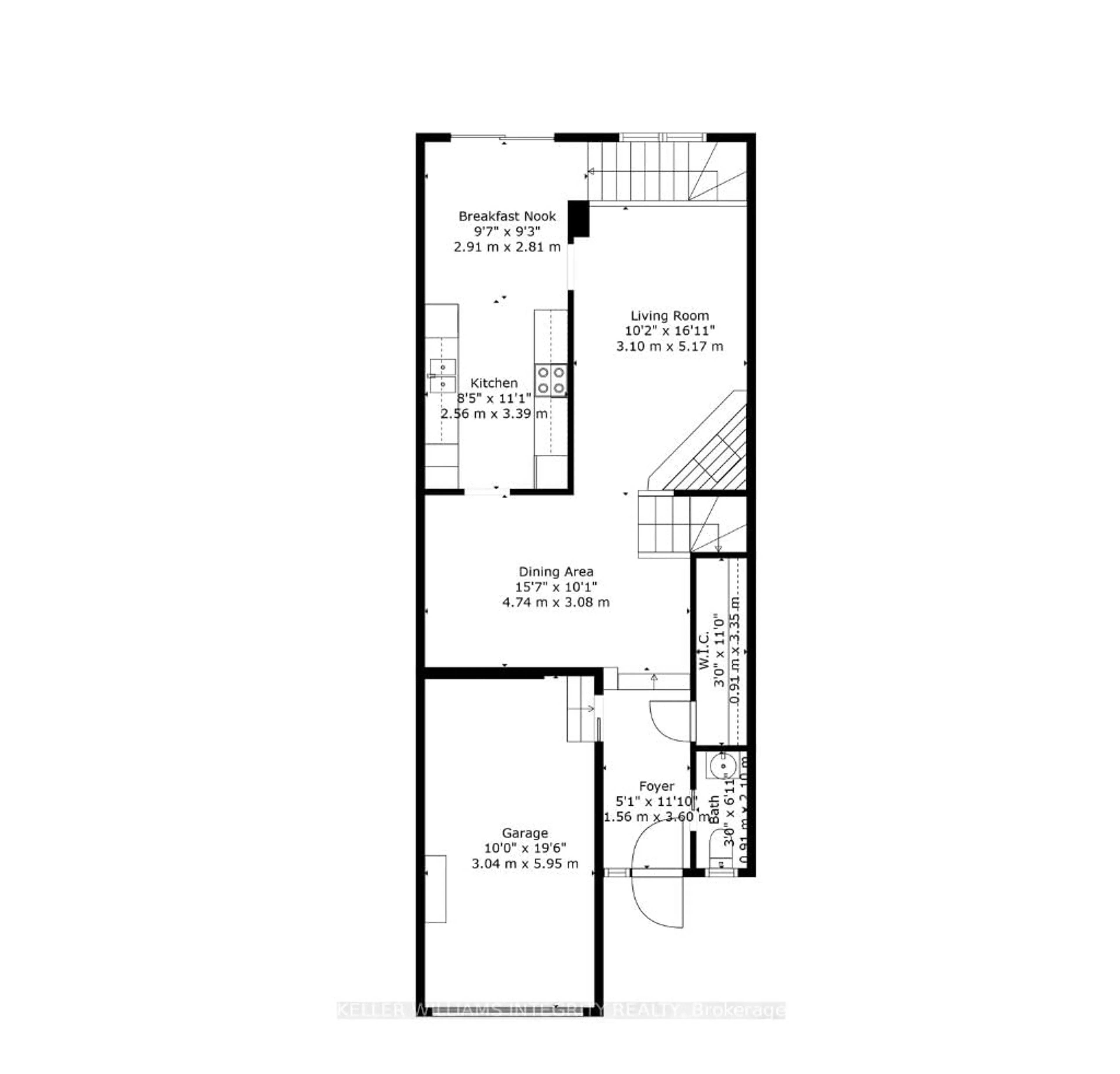 Floor plan for 202 Bookton Pl, Ottawa Ontario K1V 2H3