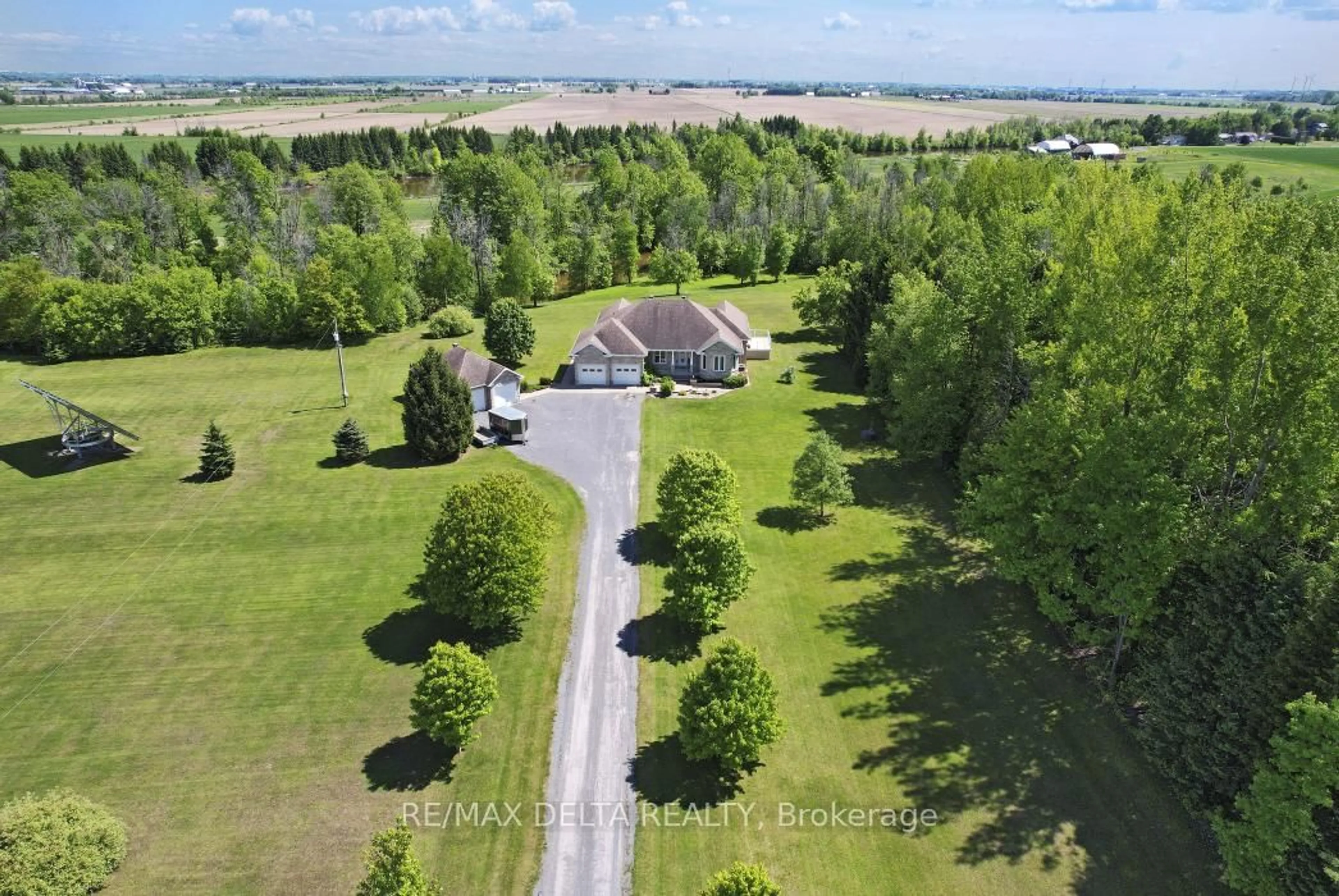 A pic from outside/outdoor area/front of a property/back of a property/a pic from drone, unknown for 1281 650 Rte, The Nation Ontario K0A 1M0