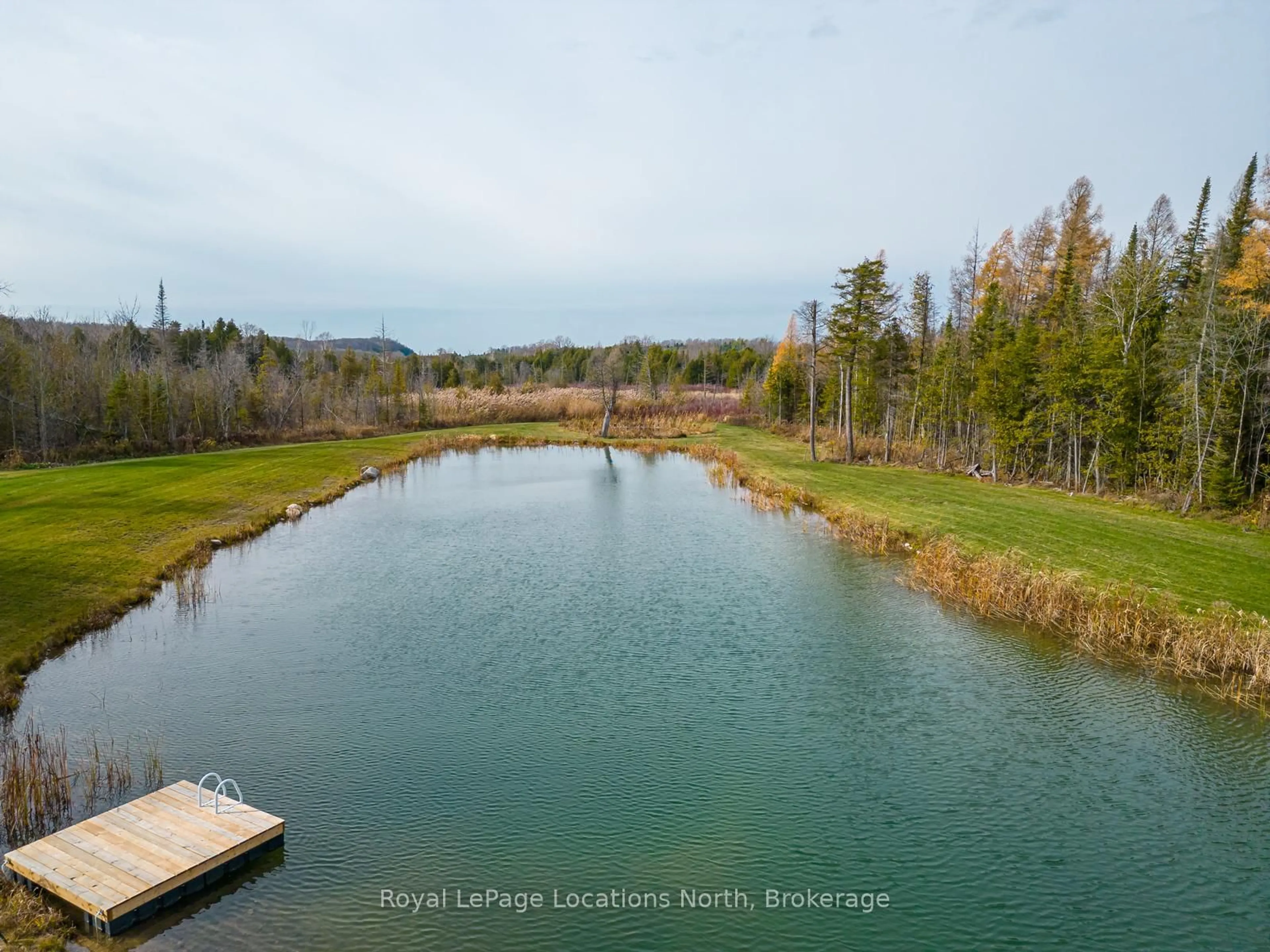 A pic from outside/outdoor area/front of a property/back of a property/a pic from drone, water/lake/river/ocean view for 025359 Euph-St Vincent Townline, Meaford Ontario N4L 1W5