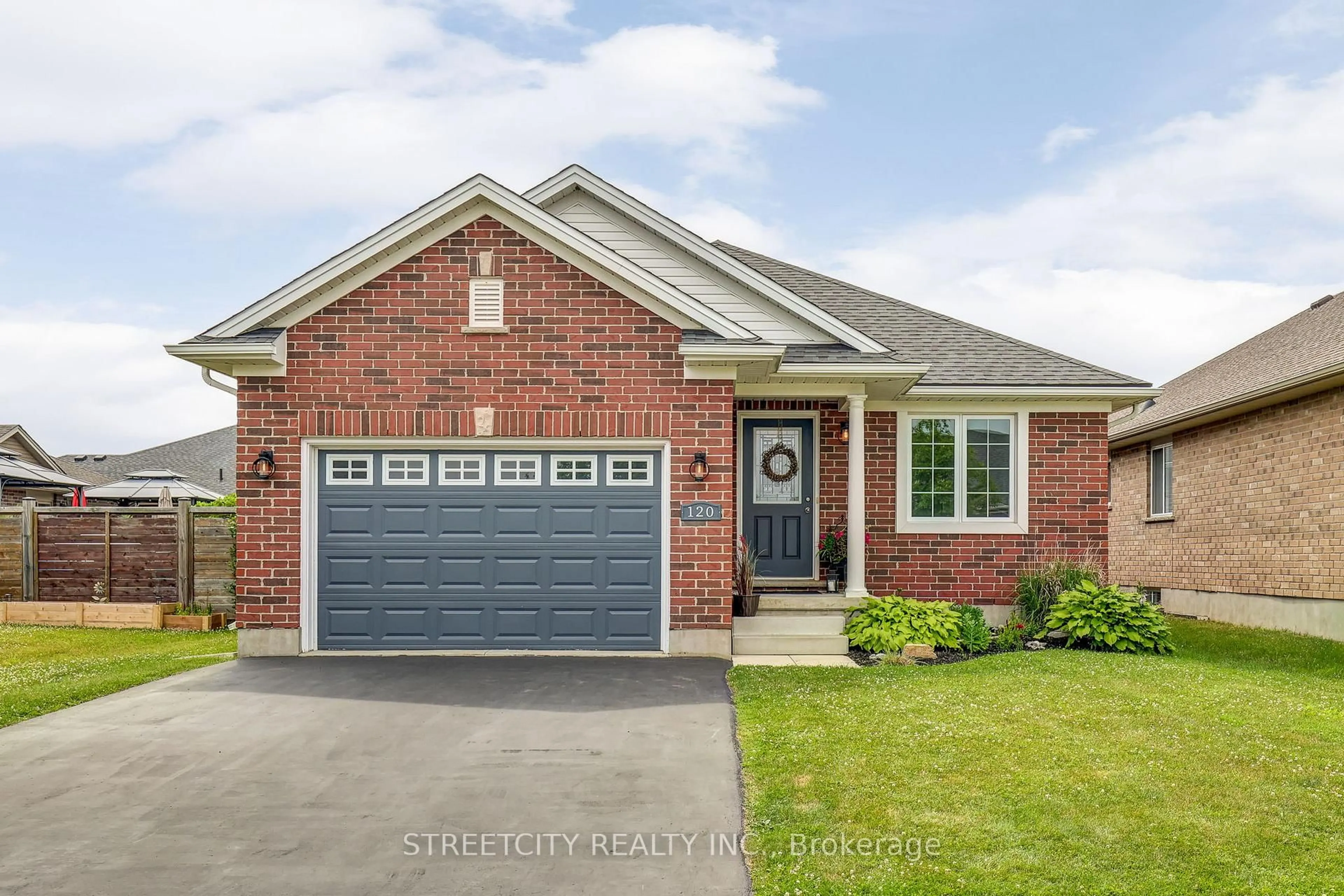 Home with brick exterior material, street for 120 Peach Tree Blvd, St. Thomas Ontario N5R 5M9