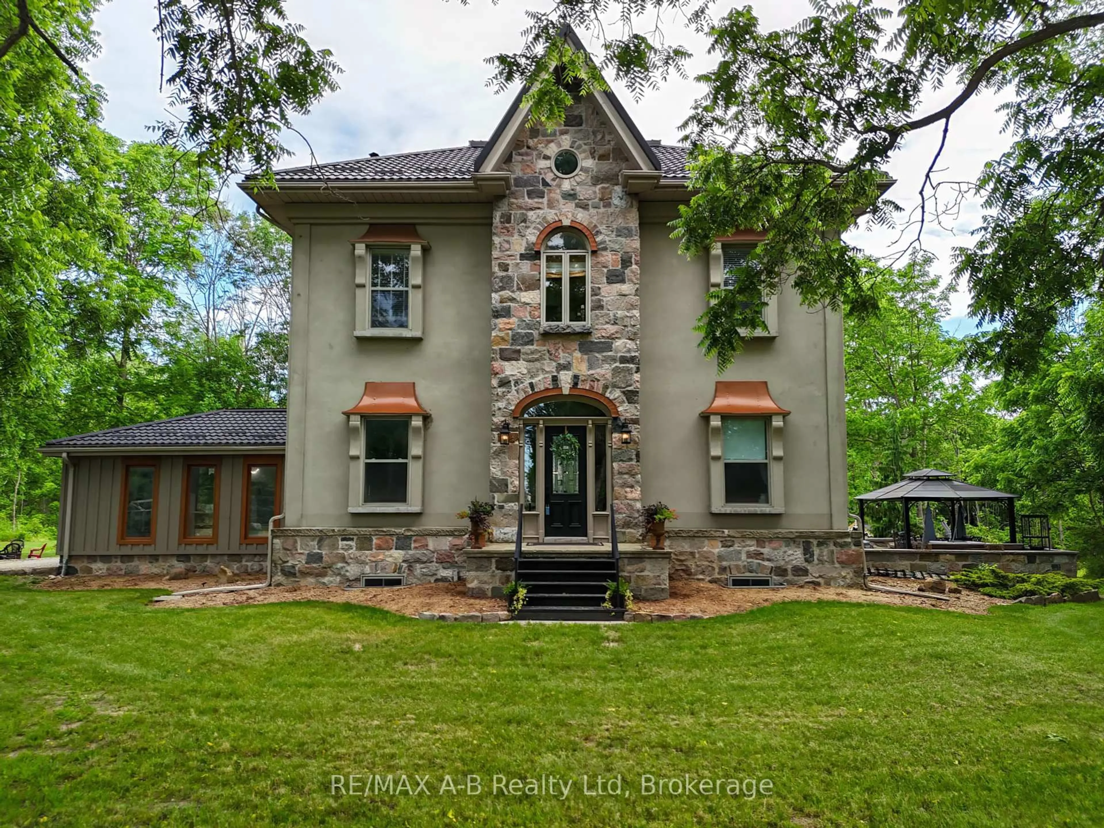 Home with brick exterior material, building for 12096 Gale Rd, North Middlesex Ontario N0M 1A0
