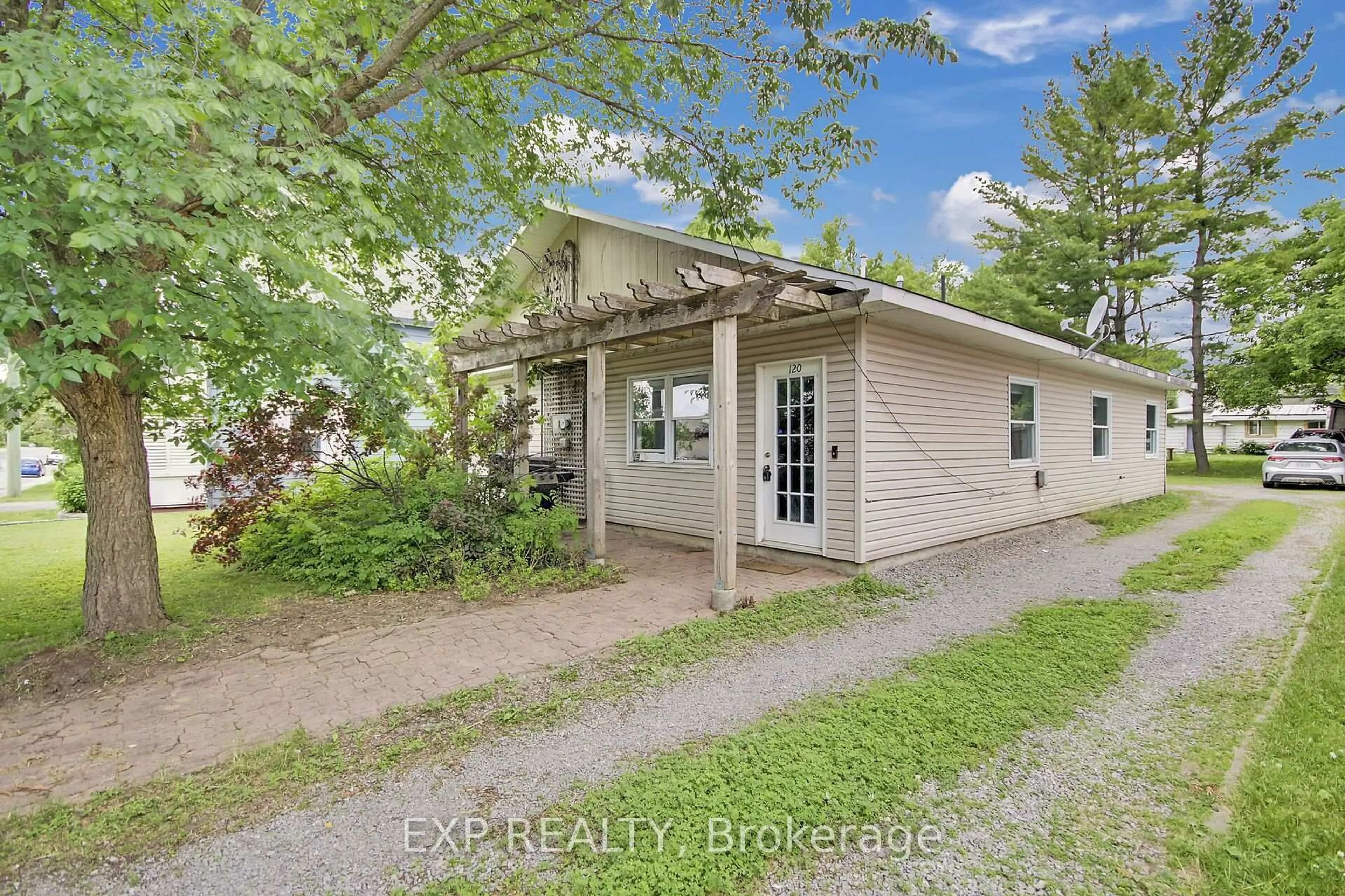 A pic from outside/outdoor area/front of a property/back of a property/a pic from drone, water/lake/river/ocean view for 120 Main St, Almonte Ontario K0A 1A0
