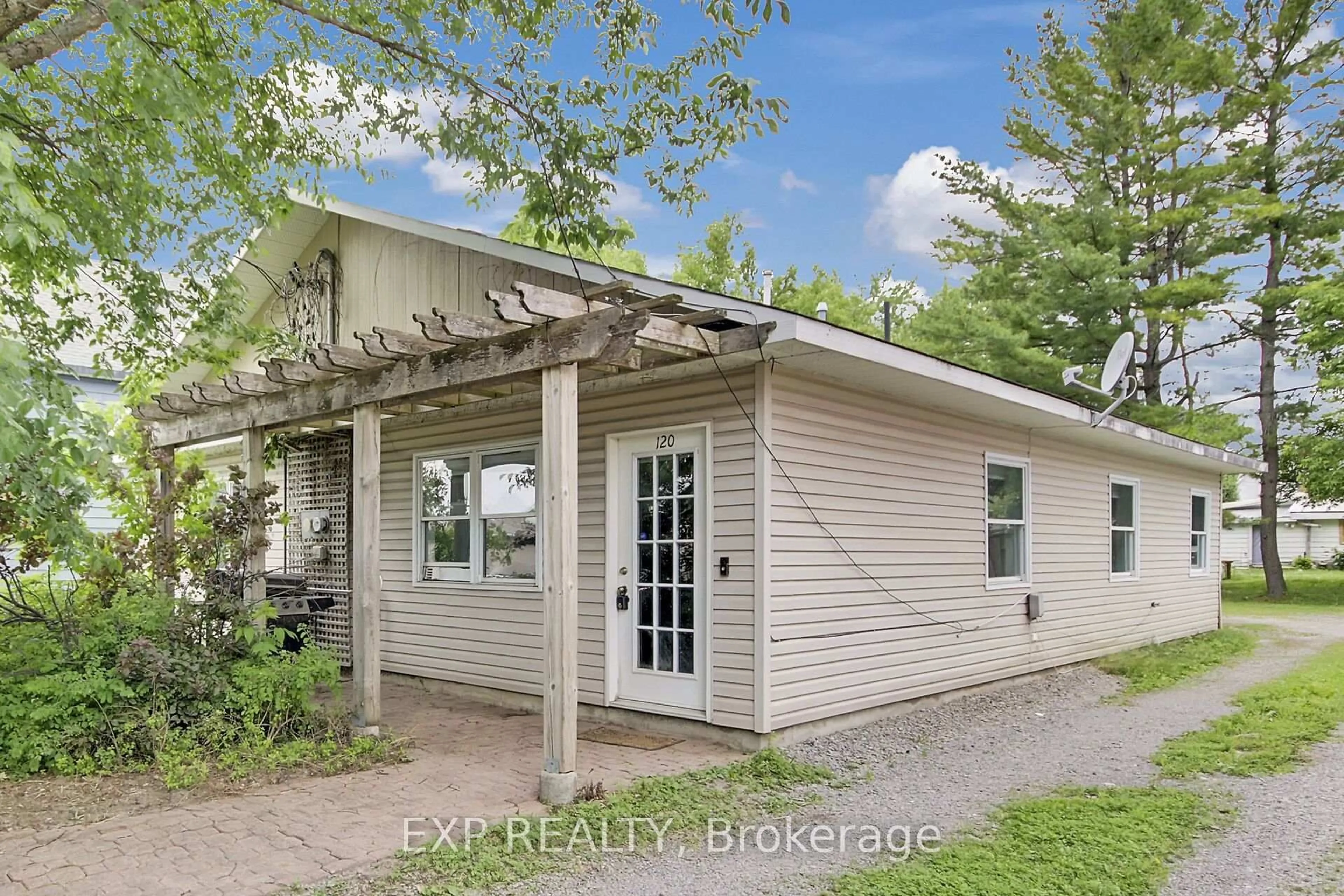 A pic from outside/outdoor area/front of a property/back of a property/a pic from drone, water/lake/river/ocean view for 120 Main St, Almonte Ontario K0A 1A0