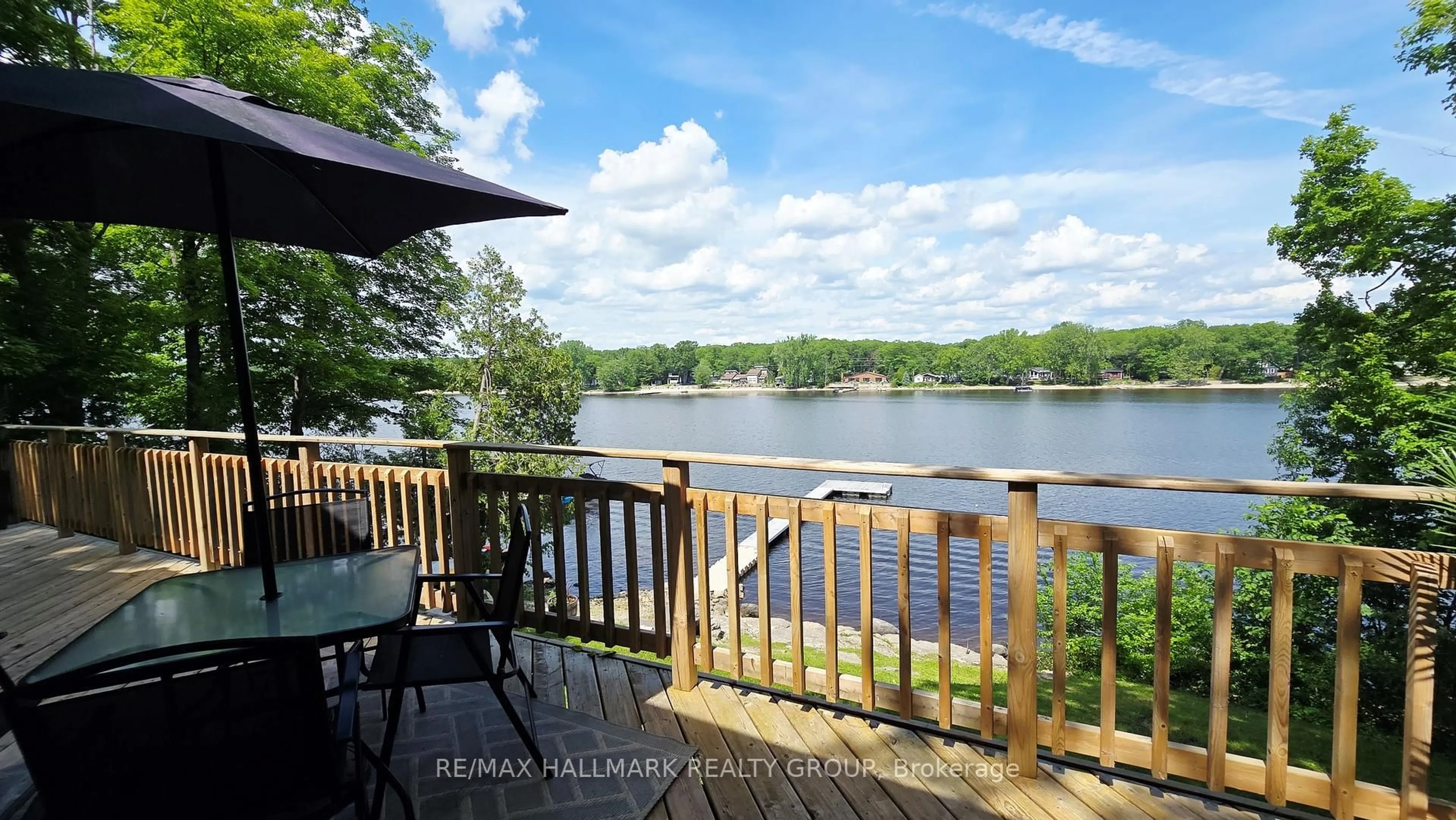 Patio, water/lake/river/ocean view for 4614 Northwoods Dr, Ottawa Ontario K0A 3M0