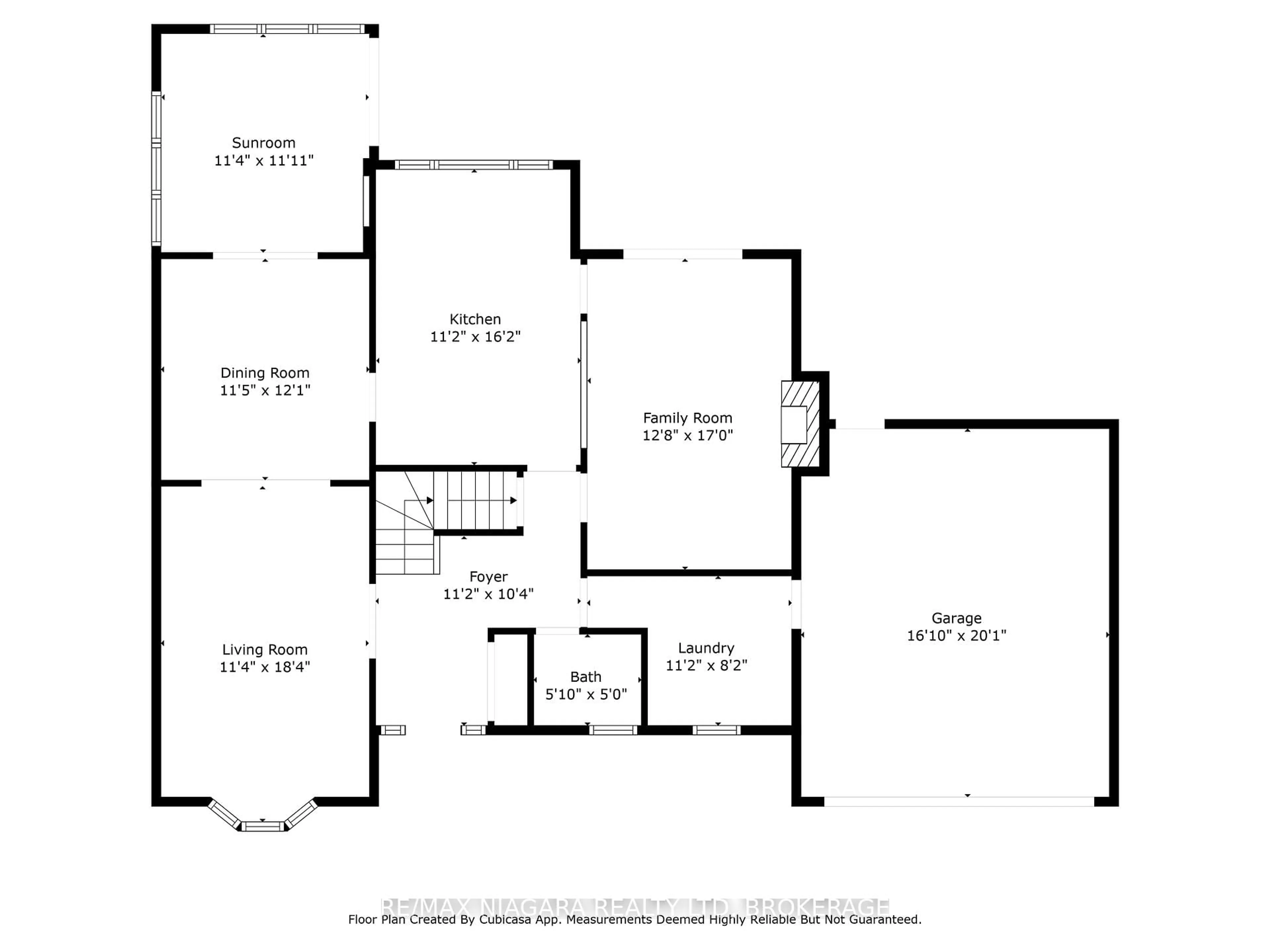Floor plan for 38 Banburry Cres, Grimsby Ontario L3M 4N8