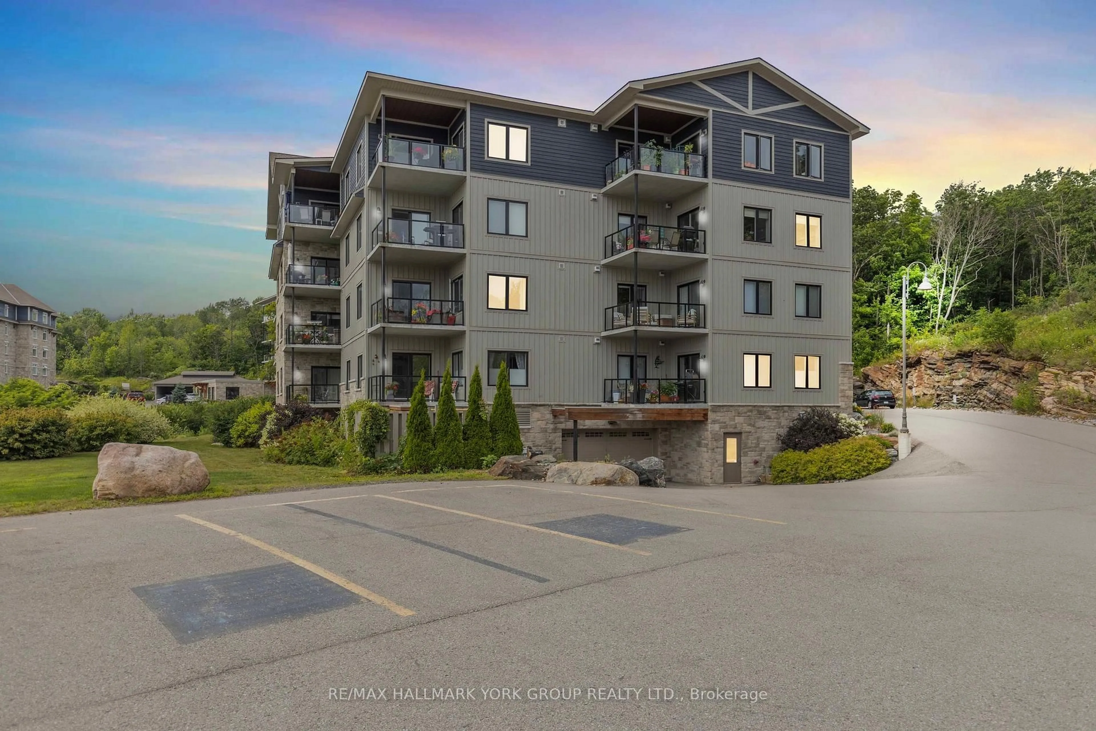 A pic from outside/outdoor area/front of a property/back of a property/a pic from drone, unknown for 11C Salt Dock Rd #301, Parry Sound Ontario P2A 3B6