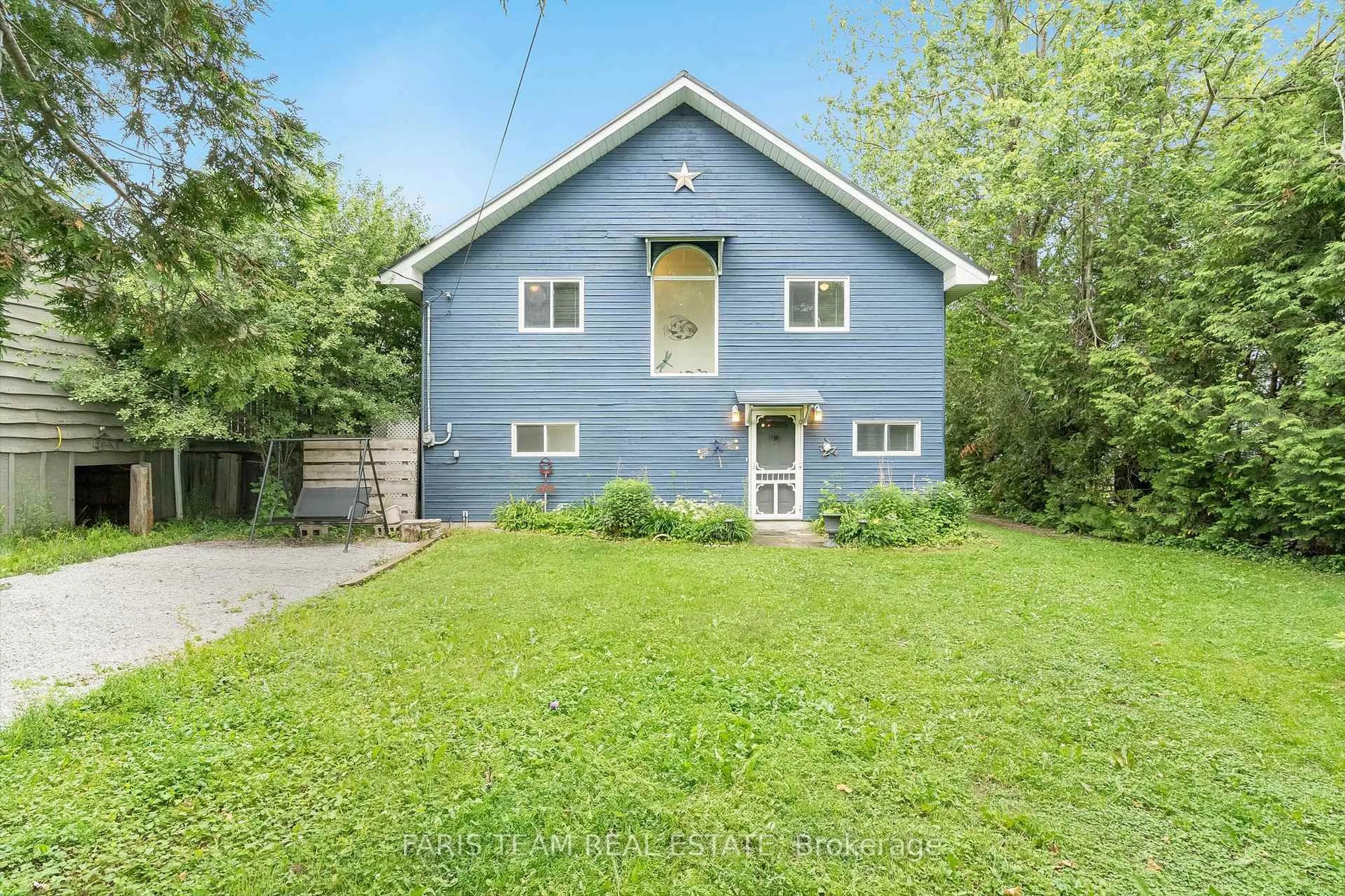A pic from outside/outdoor area/front of a property/back of a property/a pic from drone, unknown for 100 Fulsom Cres, Kawartha Lakes Ontario L3V 6H5