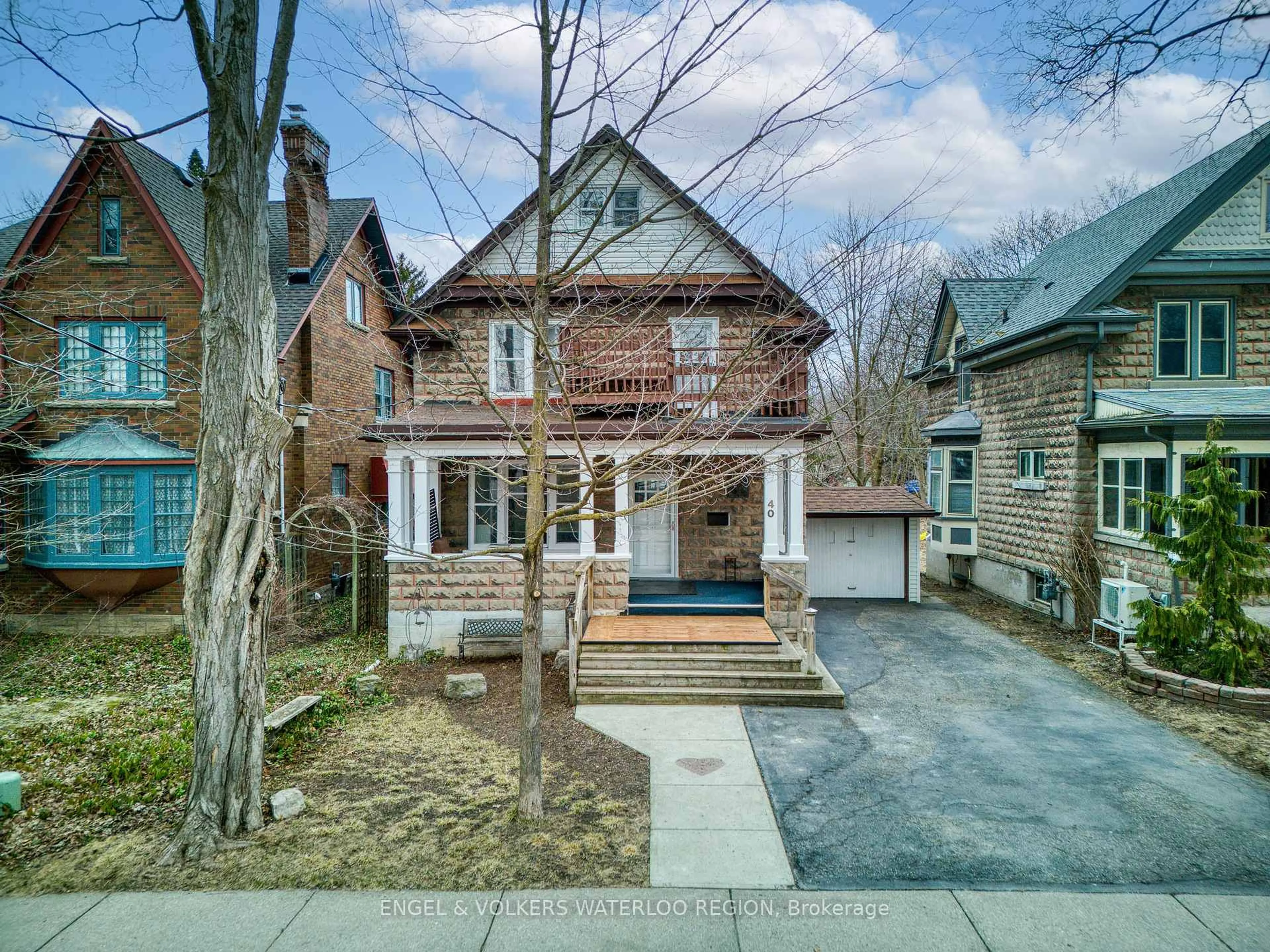 Home with brick exterior material, street for 40 Menno St, Waterloo Ontario N2L 2A7