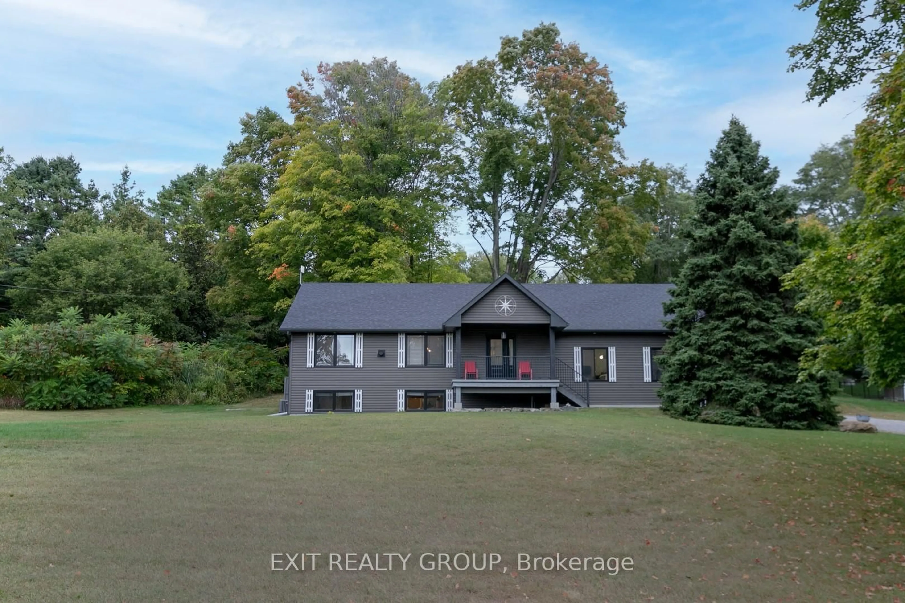 A pic from outside/outdoor area/front of a property/back of a property/a pic from drone, unknown for 14846 County Road 2, Brighton Ontario K0K 1H0
