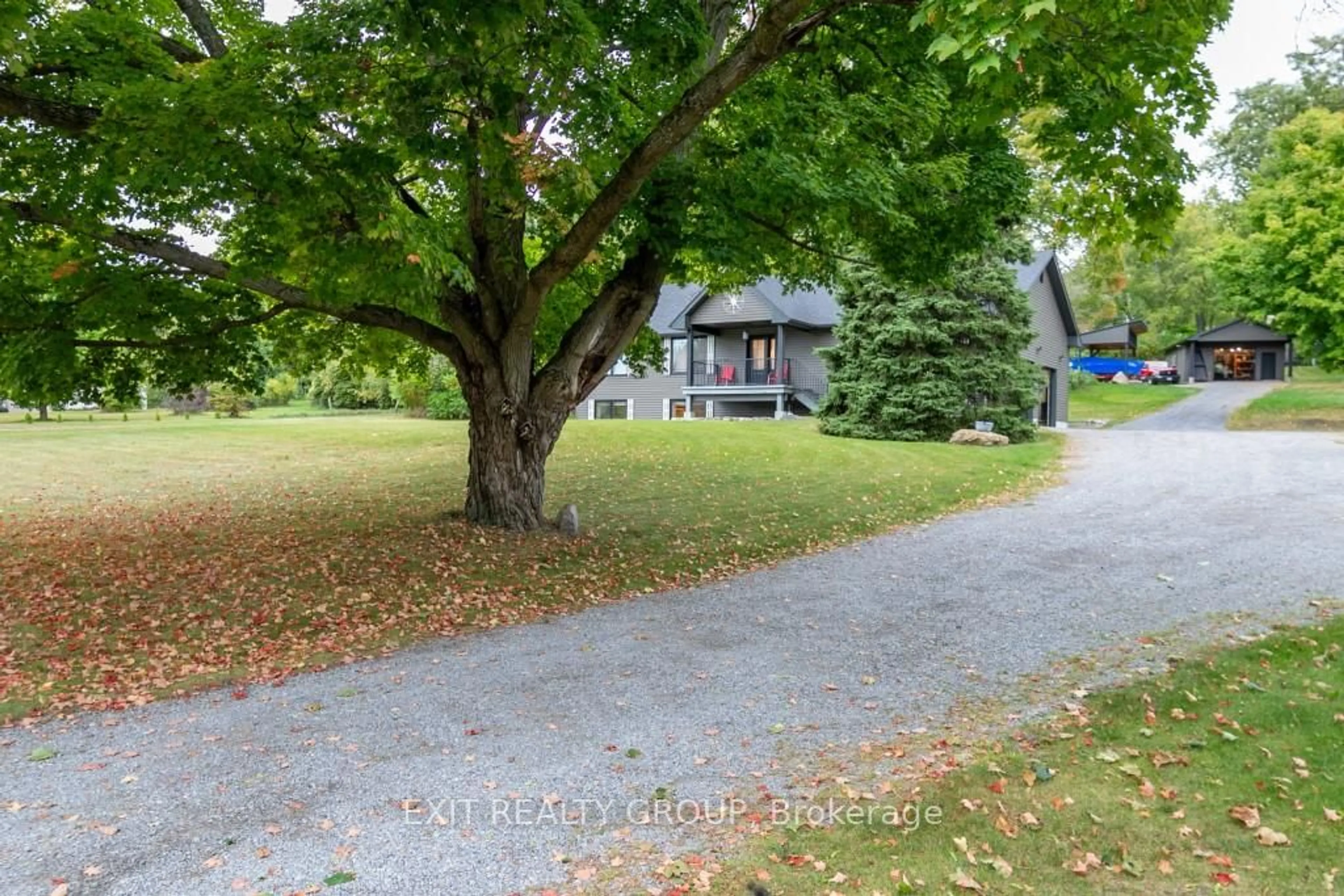 A pic from outside/outdoor area/front of a property/back of a property/a pic from drone, street for 14846 County Road 2, Brighton Ontario K0K 1H0