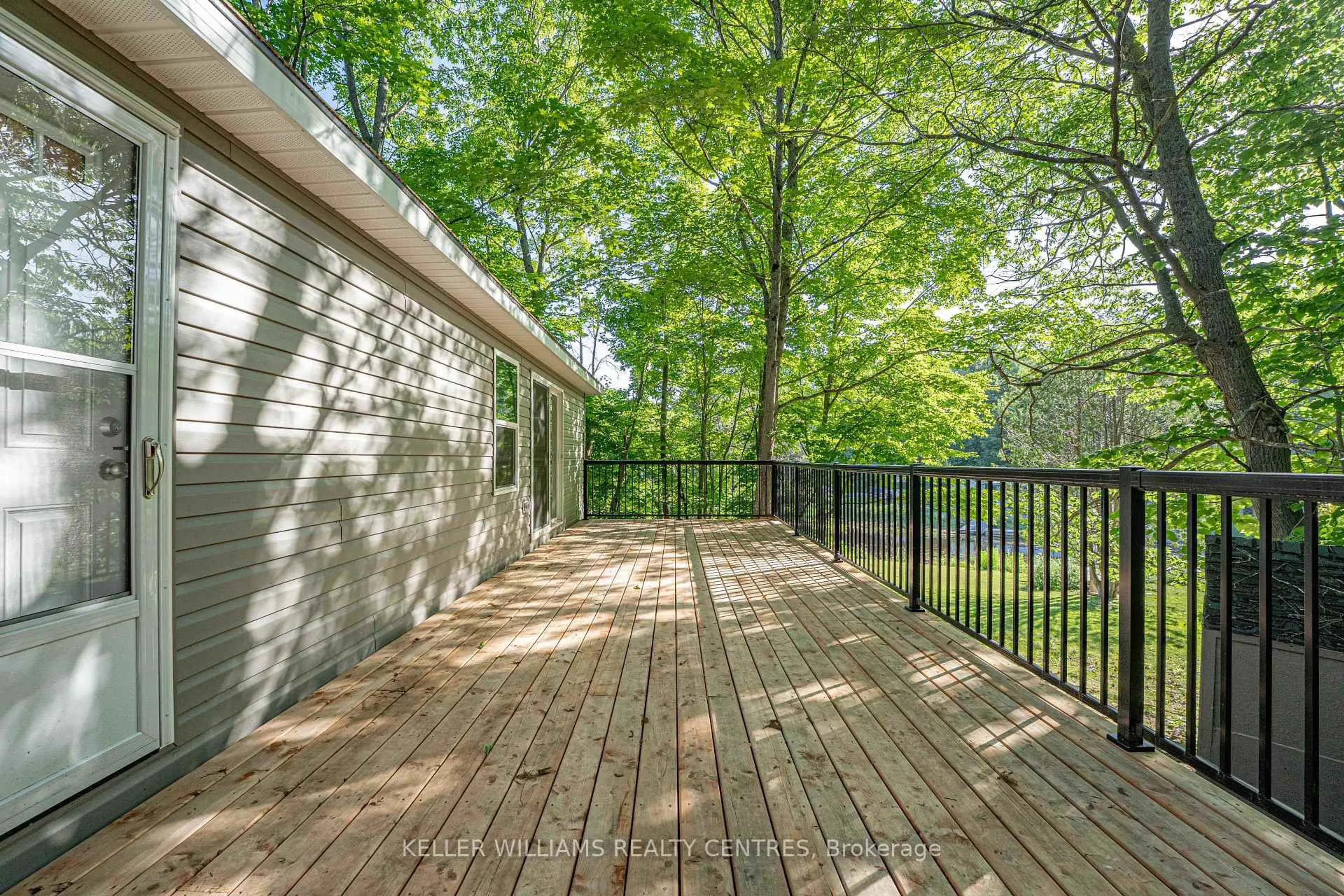 Patio, forest/trees view for 202 Hidden Glen Rd ##94, Georgian Bay Ontario L0K 1S0