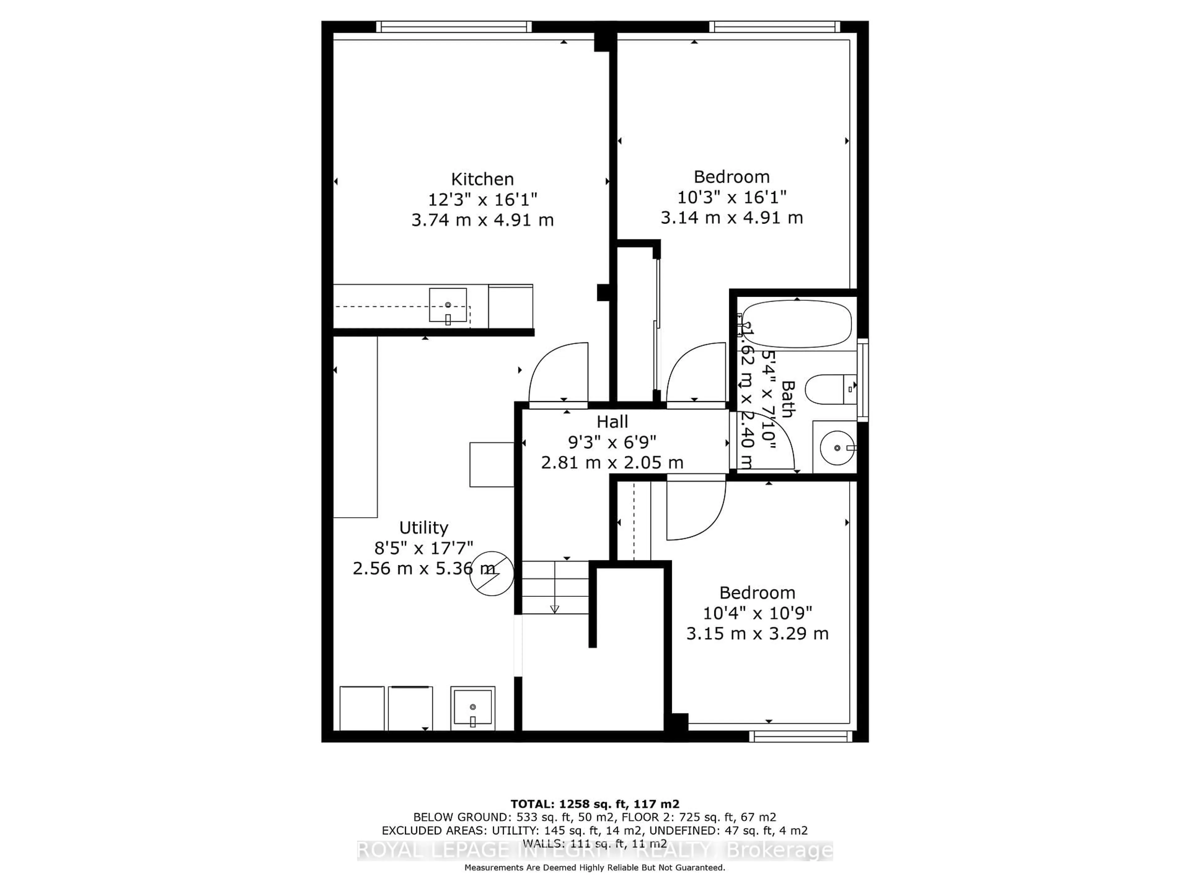 Floor plan for 316 Woodfield Dr, Ottawa Ontario K2G 3W9