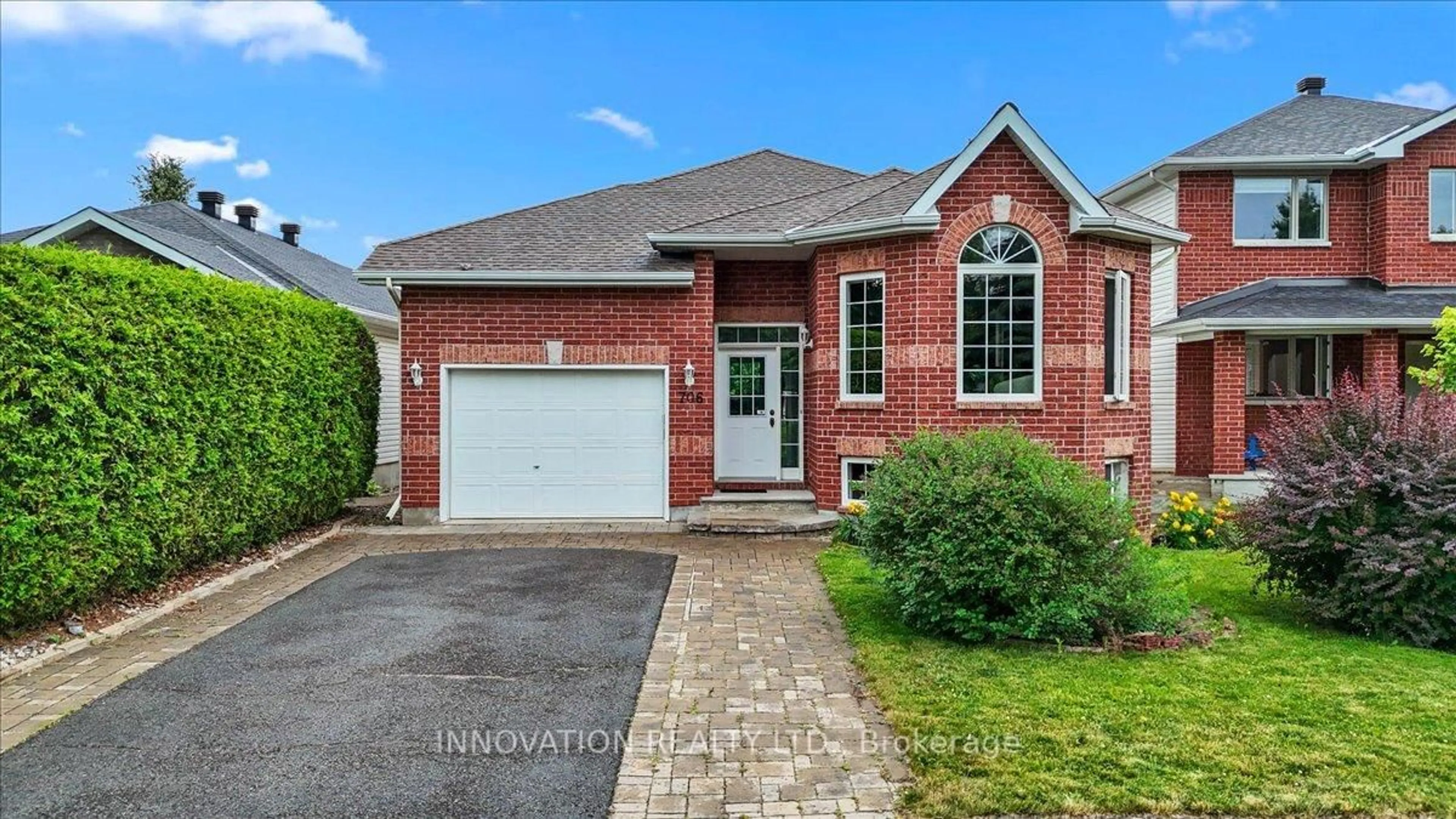 Home with brick exterior material, street for 706 Mud Creek Cres, Ottawa Ontario K1V 1W3