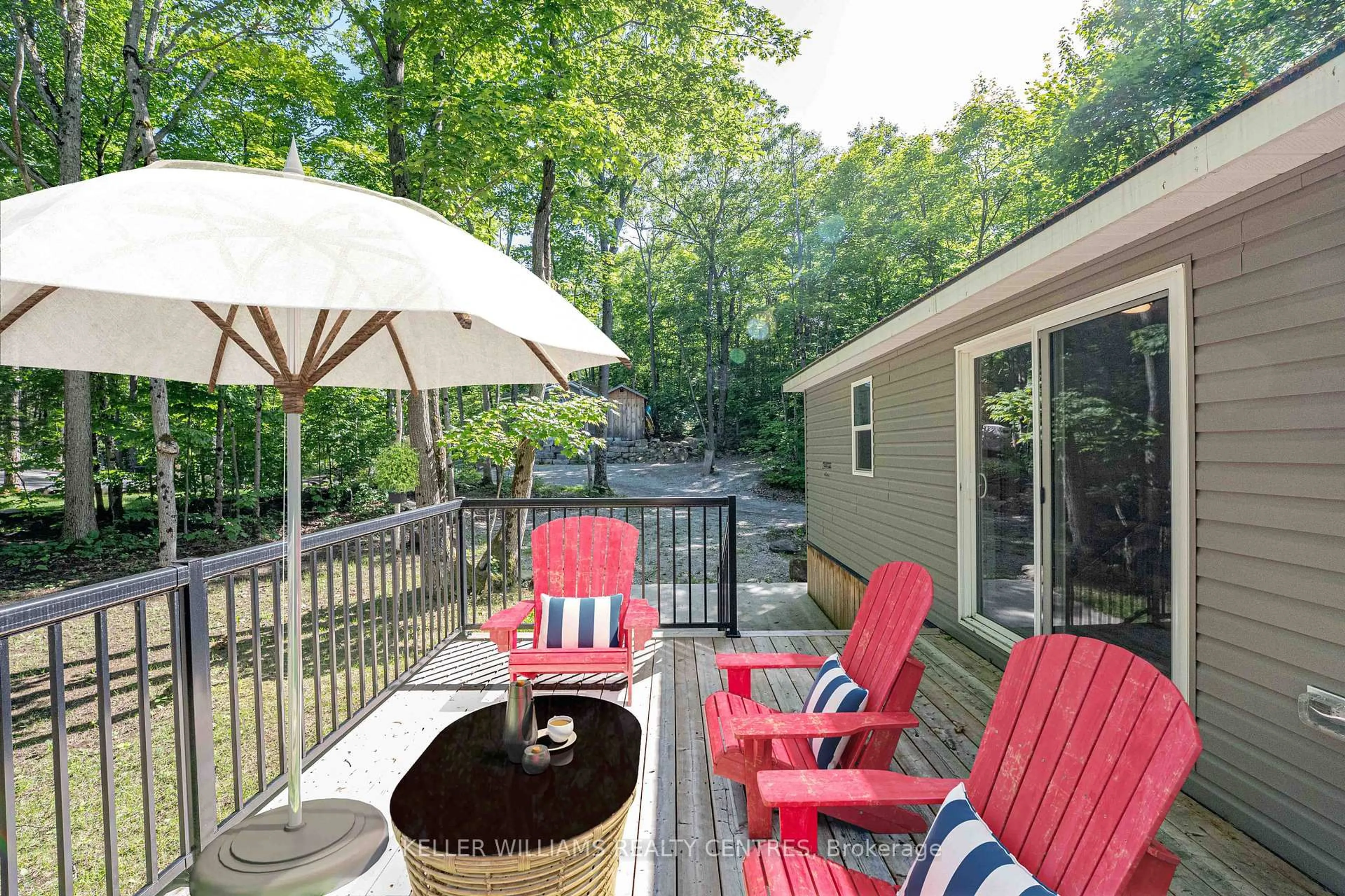 Patio, water/lake/river/ocean view for 202 HIDDEN GLEN Rd #Unit #4, Georgian Bay Ontario L0K 1S0