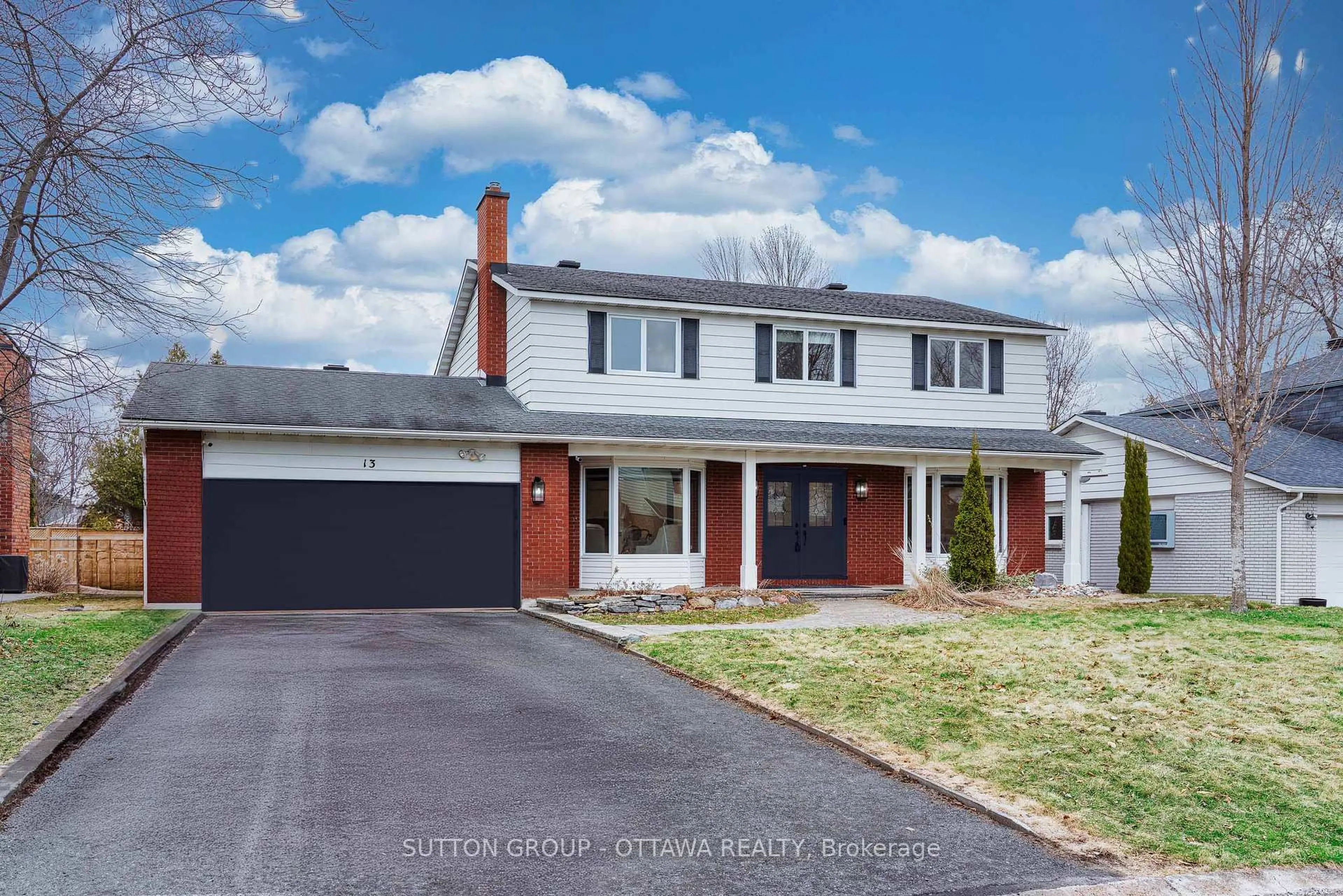 Home with brick exterior material, street for 13 Weatherwood Cres, Ottawa Ontario K2E 7C5