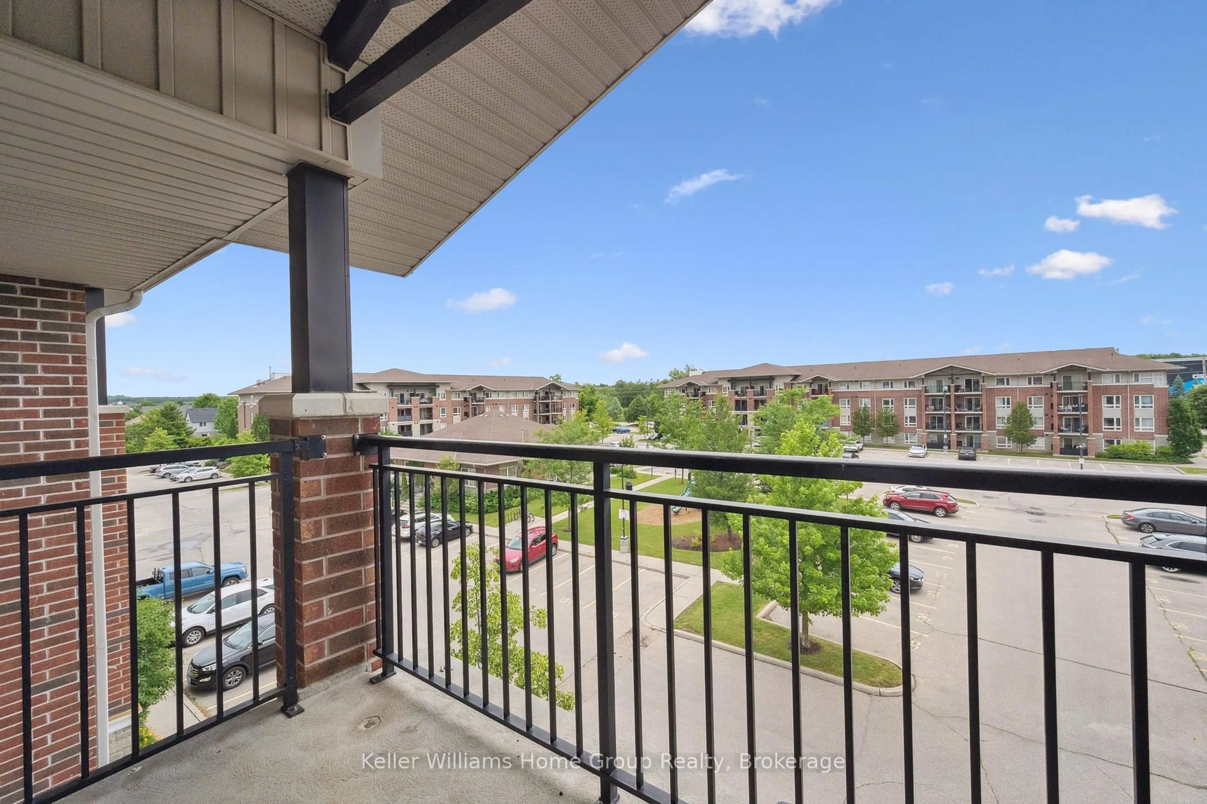 Balcony in the apartment, unknown for 37 Goodwin Dr #411, Guelph Ontario N1L 0E6
